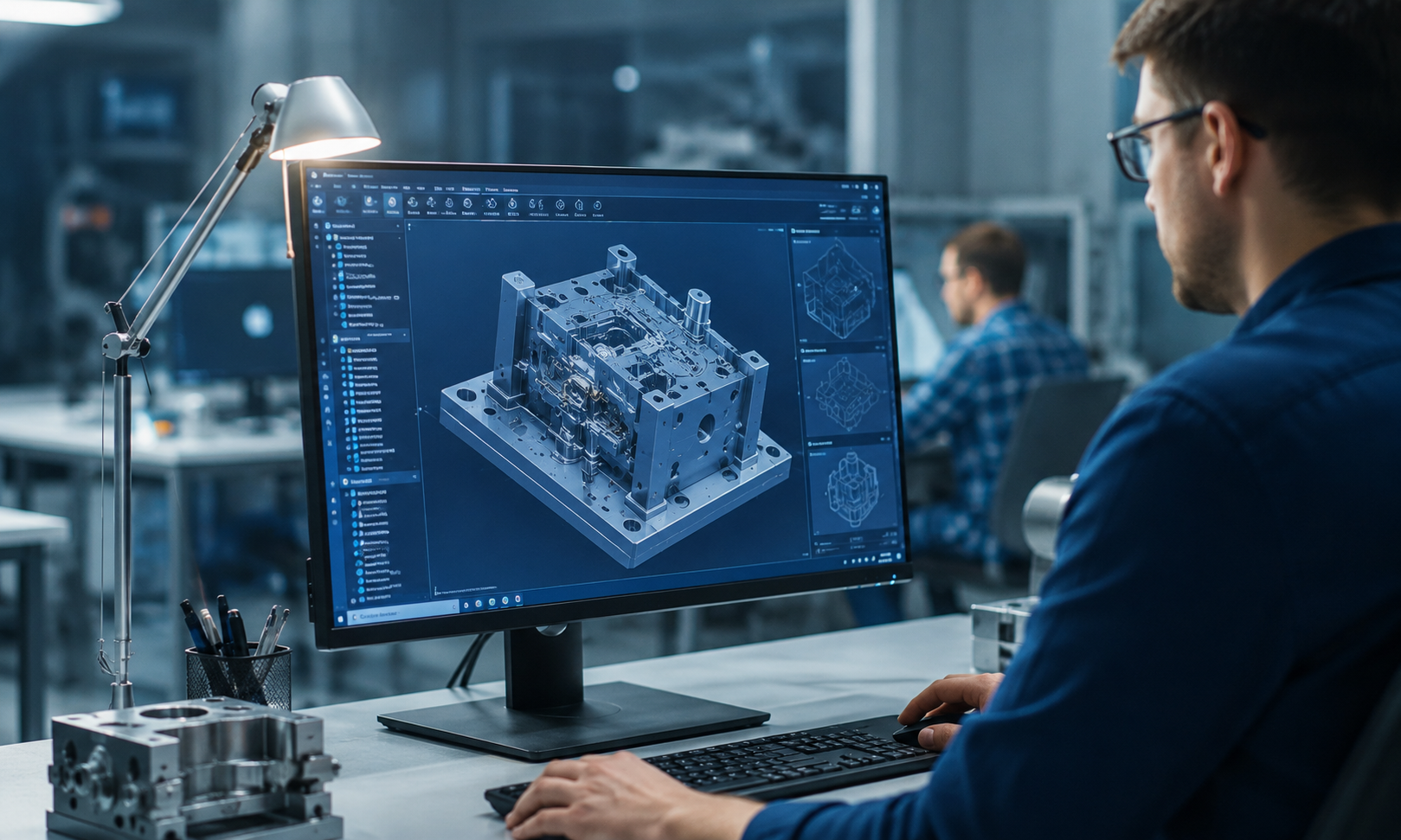 CAD design and engineering simulation