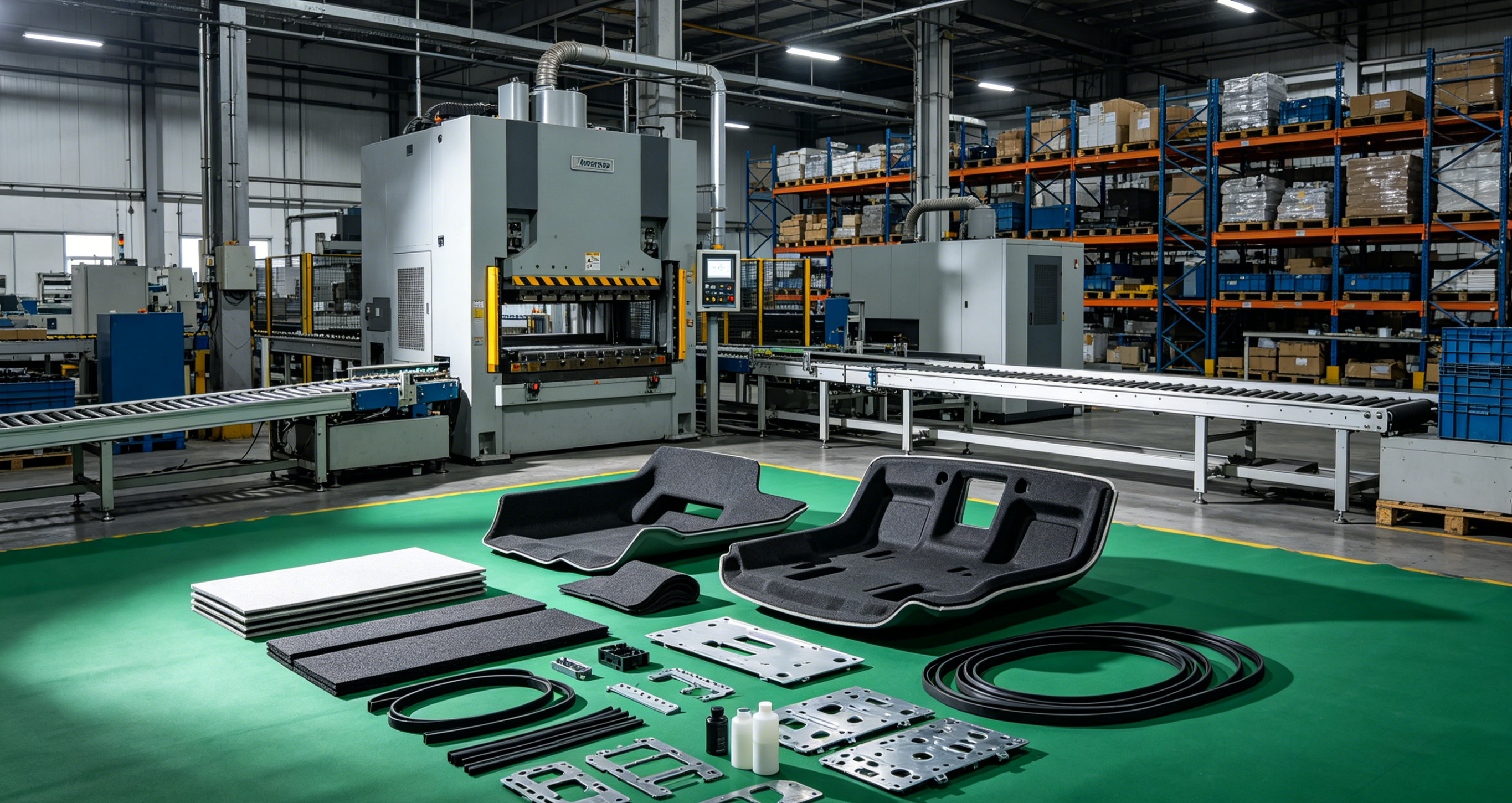 Automotive die cutting materials and components