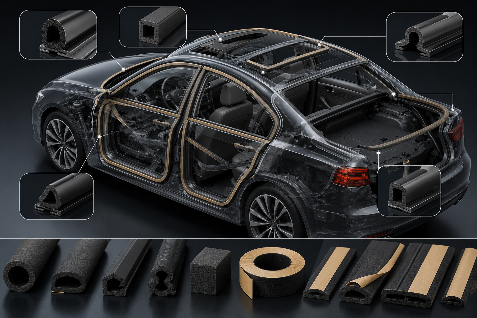 Automotive foam sealing system