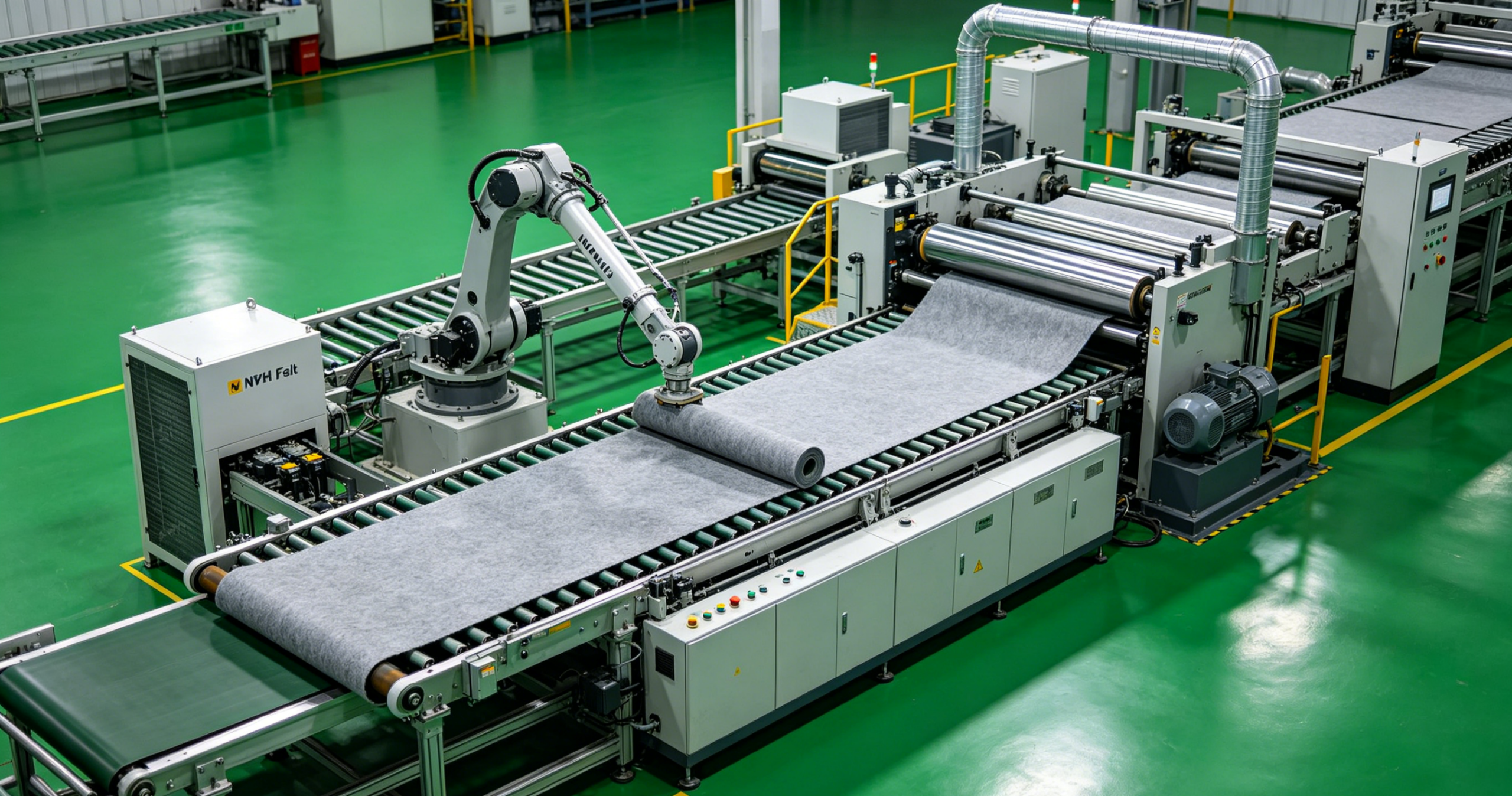 Automotive NVH felt production line