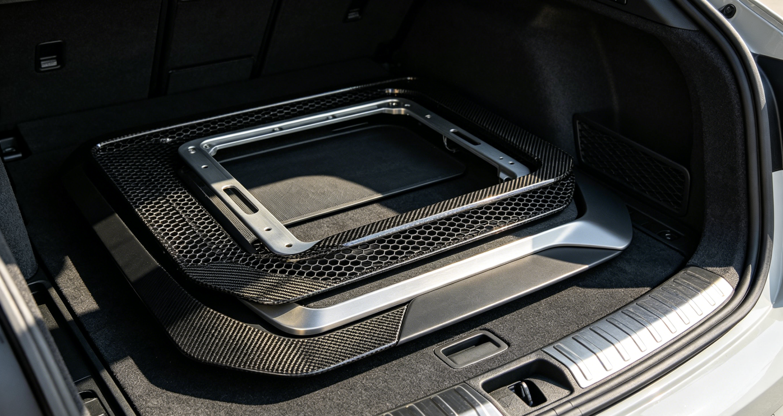 Automotive trunk interior lightweight structure