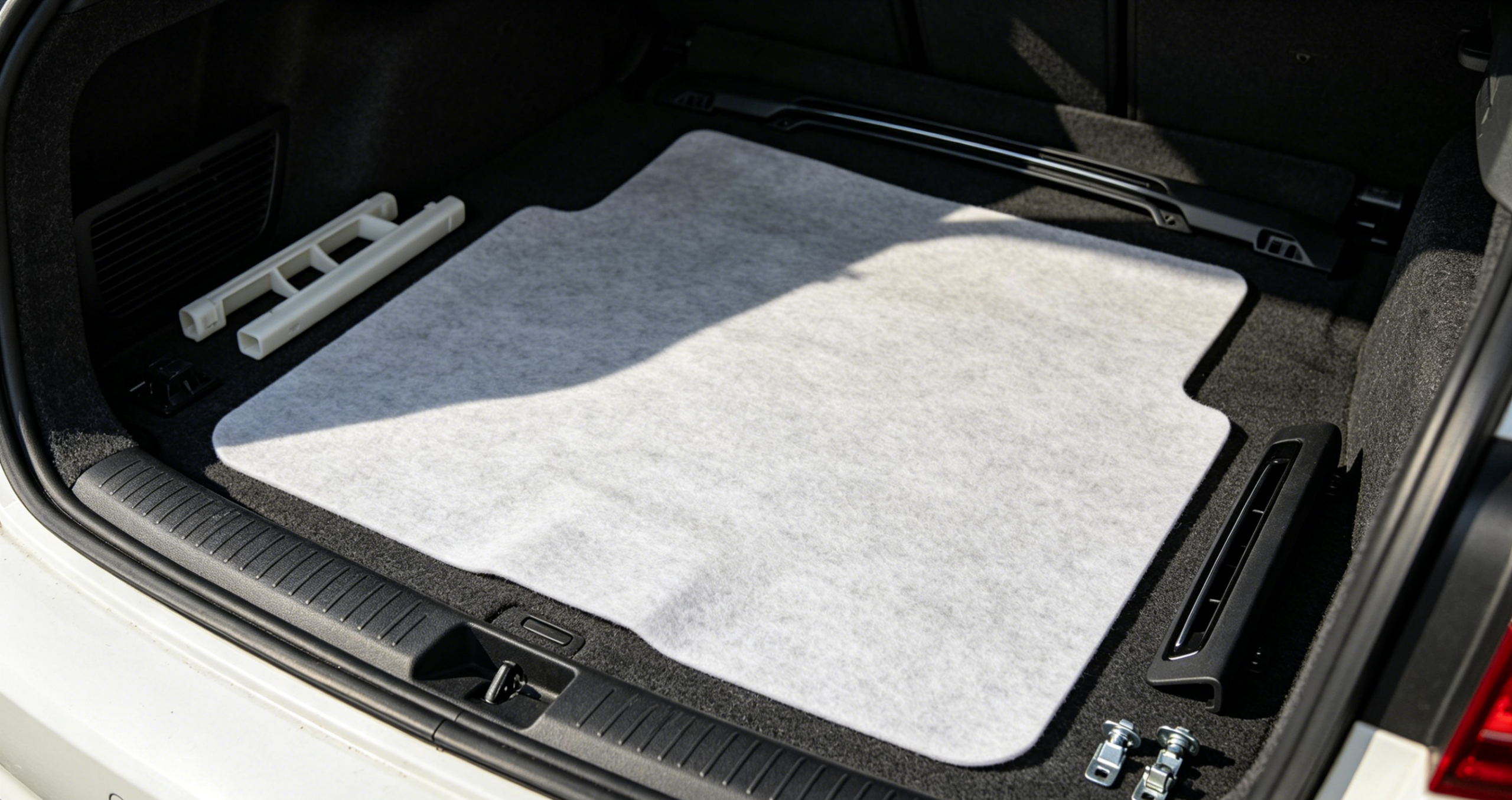 Automotive die-cut nonwoven trunk floor manufacturing