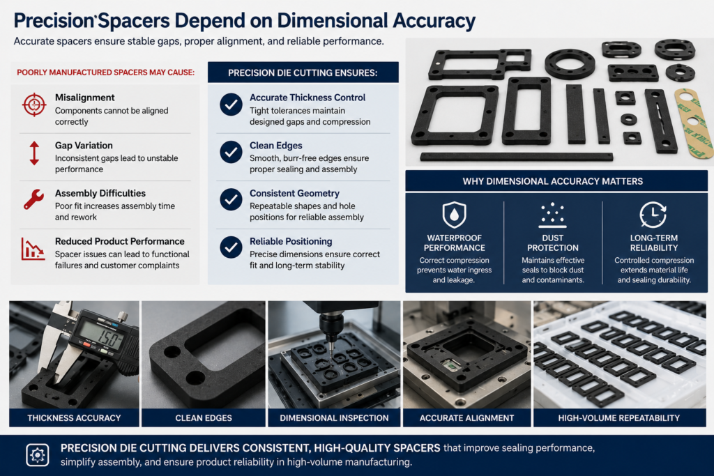 How Die Cut Spacers Improve Assembly Gap Control？