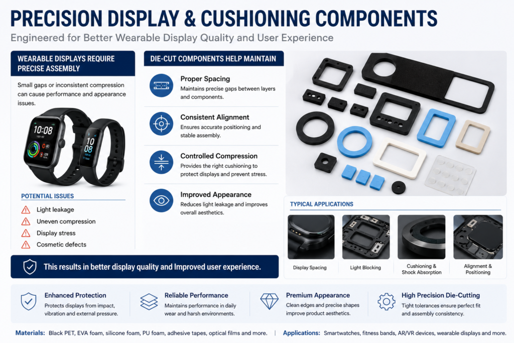 How Die Cut Wearable Device Components Improve Comfort and Reliability？