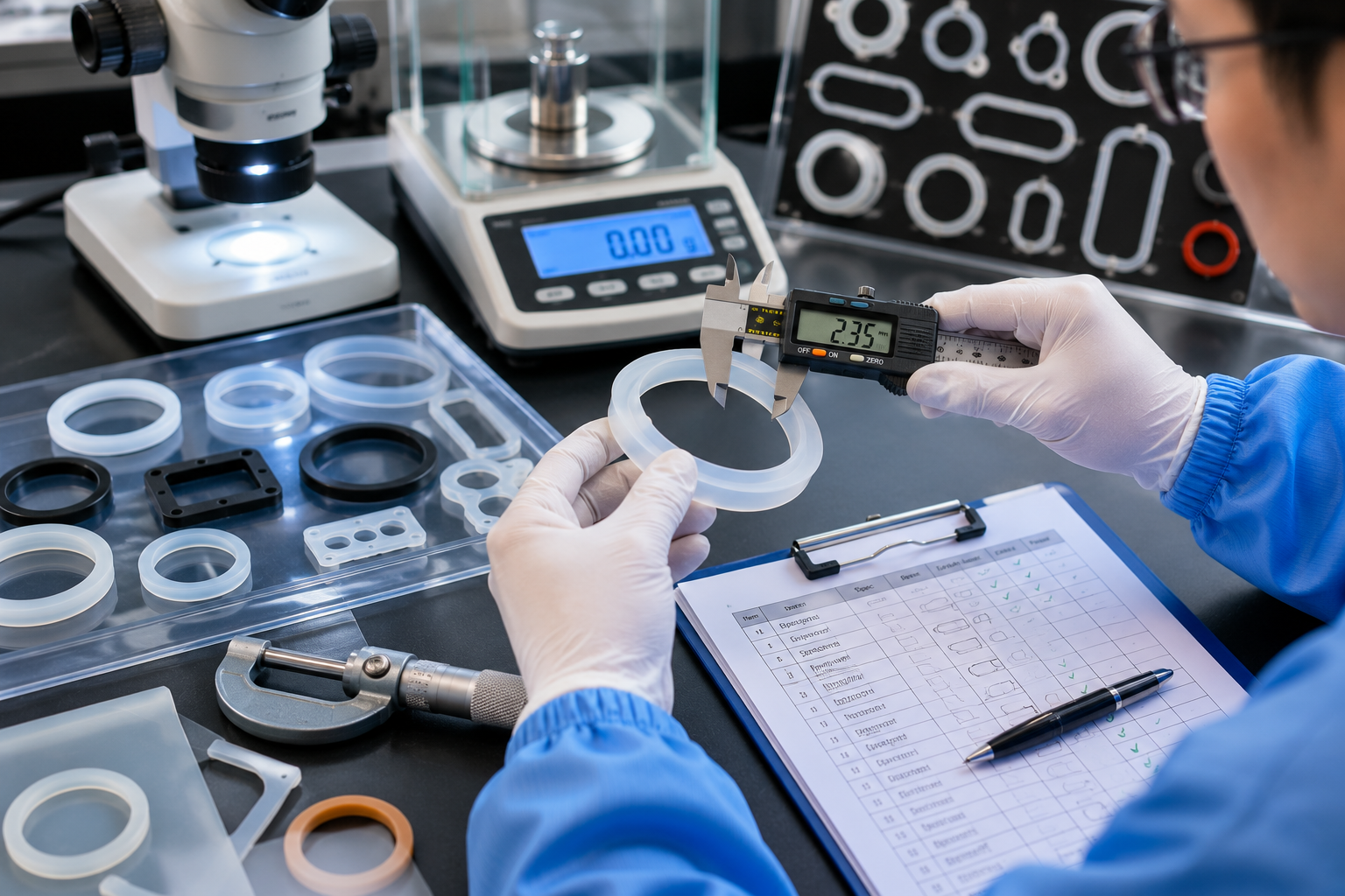 Silicone Rubber Material Inspection