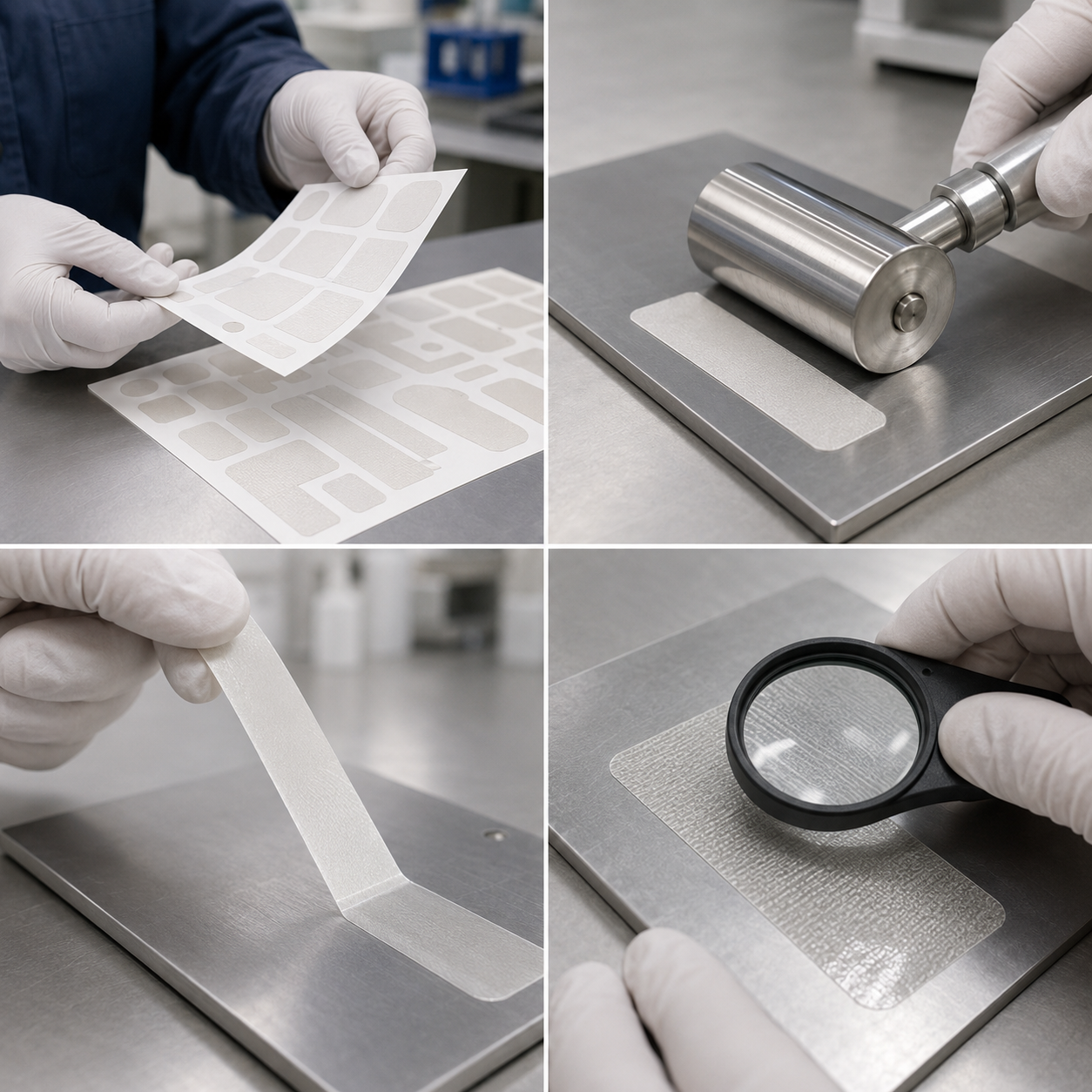 Adhesive tape surface bonding test