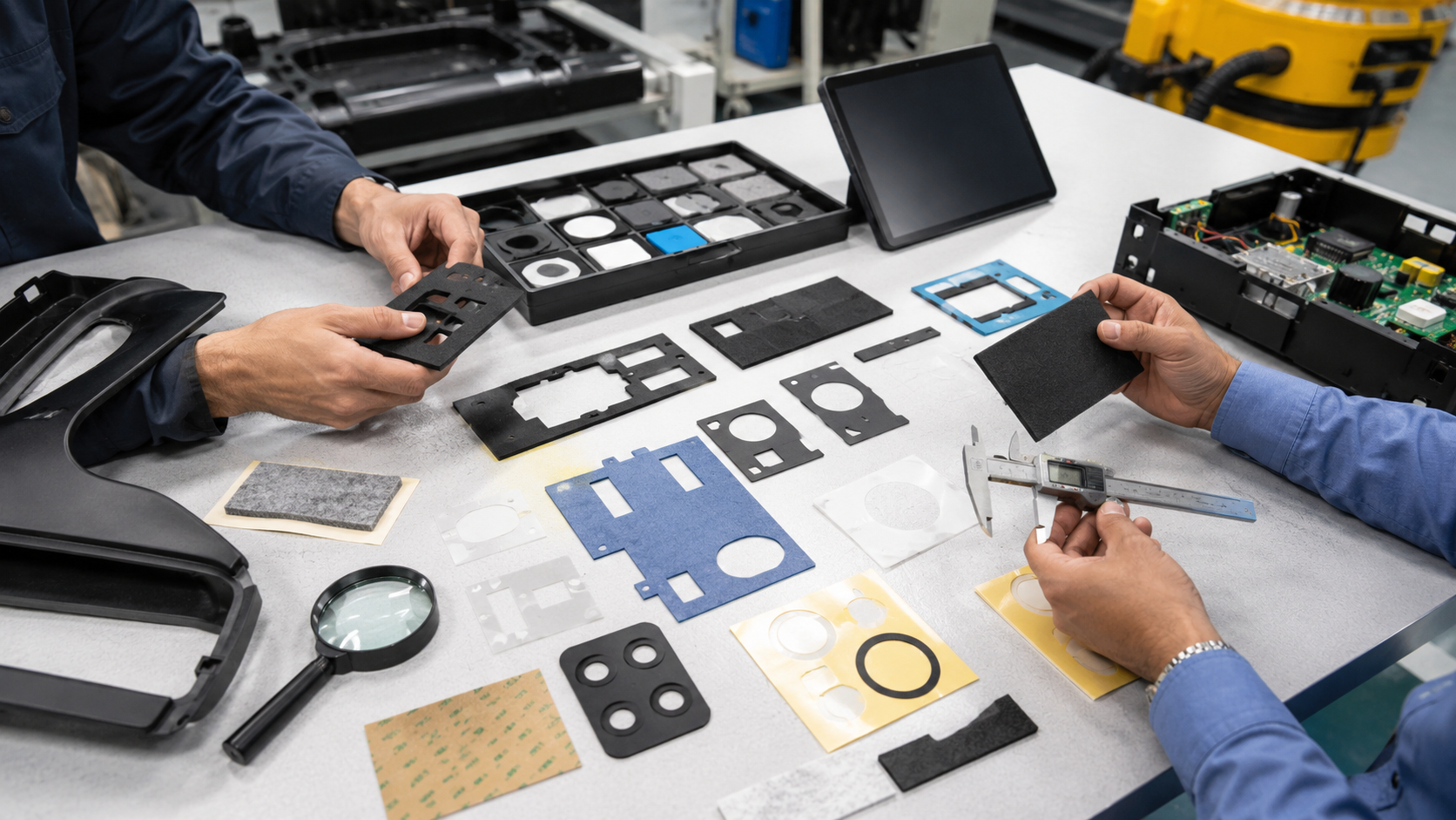 Custom die cut parts application review