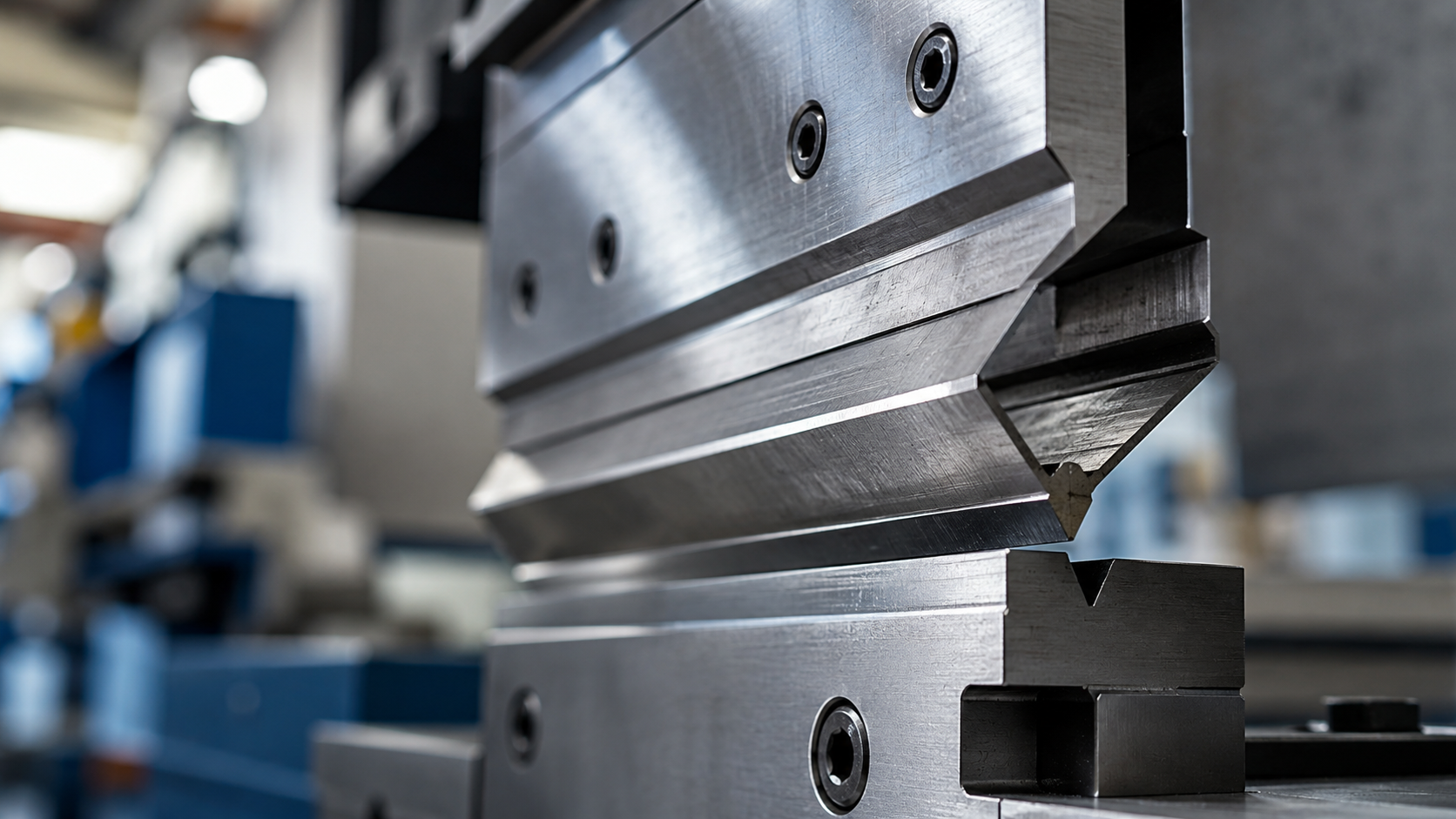 precision die steel tooling cutting edge close up