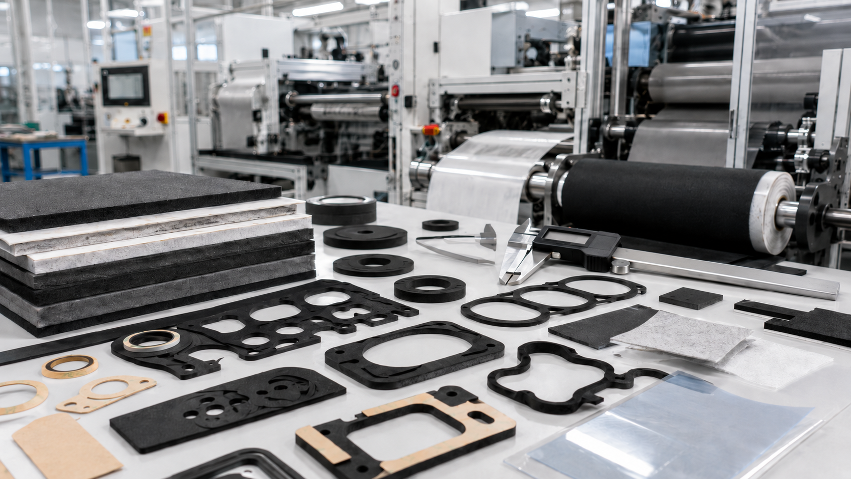 Die cut foam sealing gasket material selection