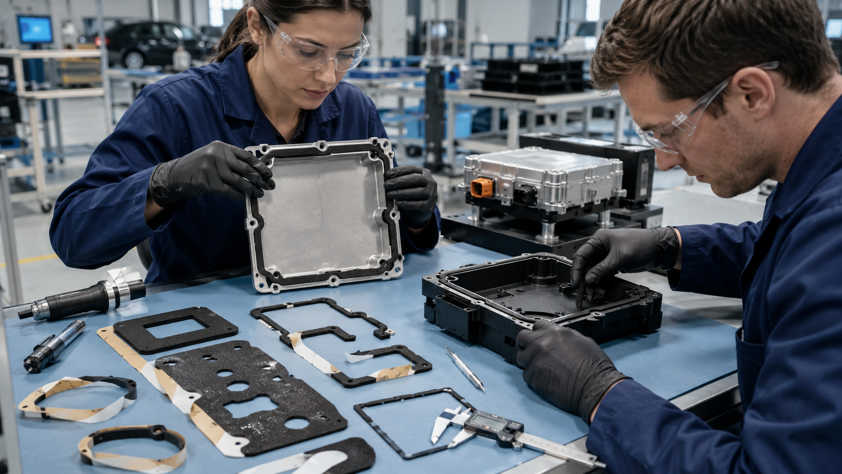 OEM assembly validation for hole-to-edge die cut designs