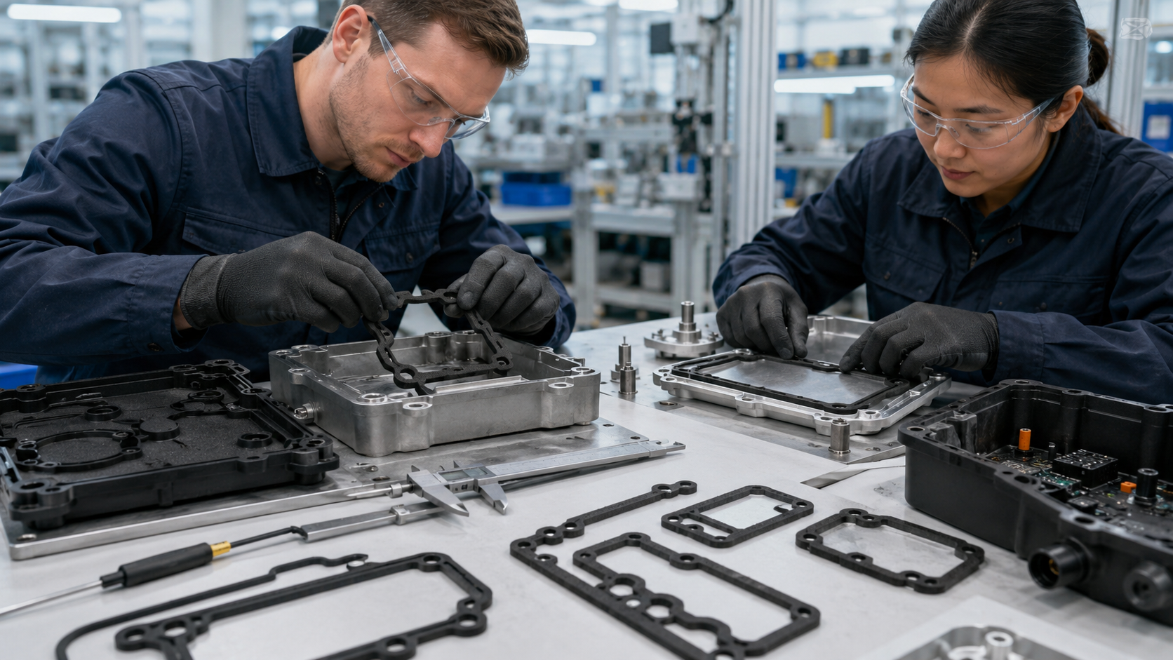 OEM validation of narrow die cut foam gaskets