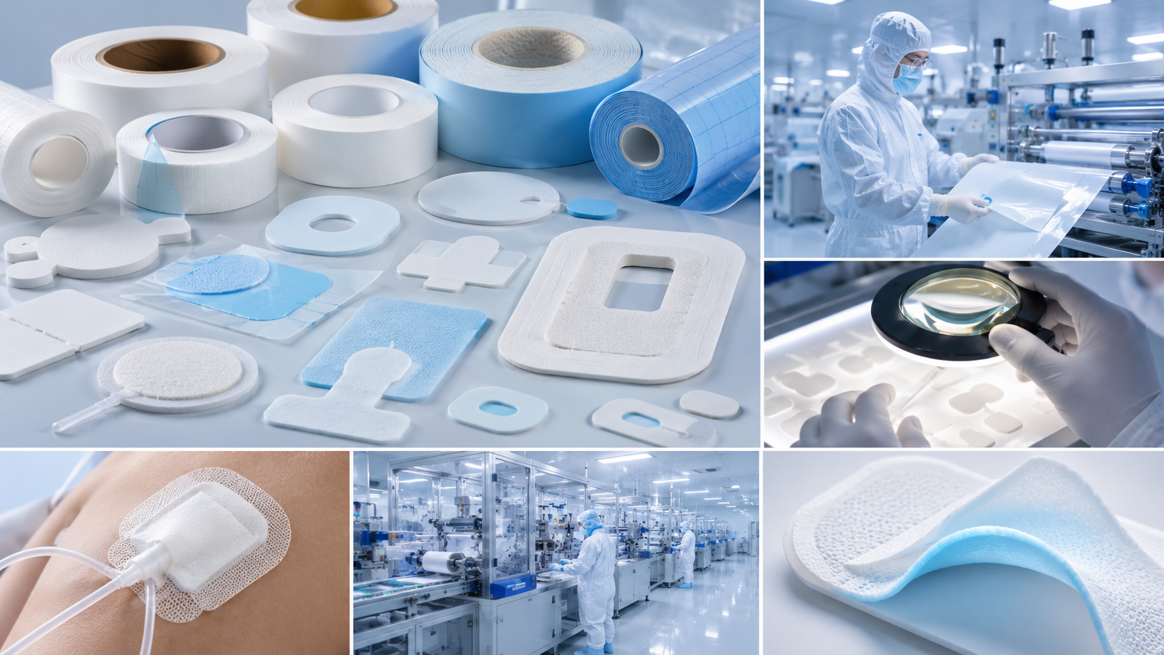 Medical and electronic die cut materials