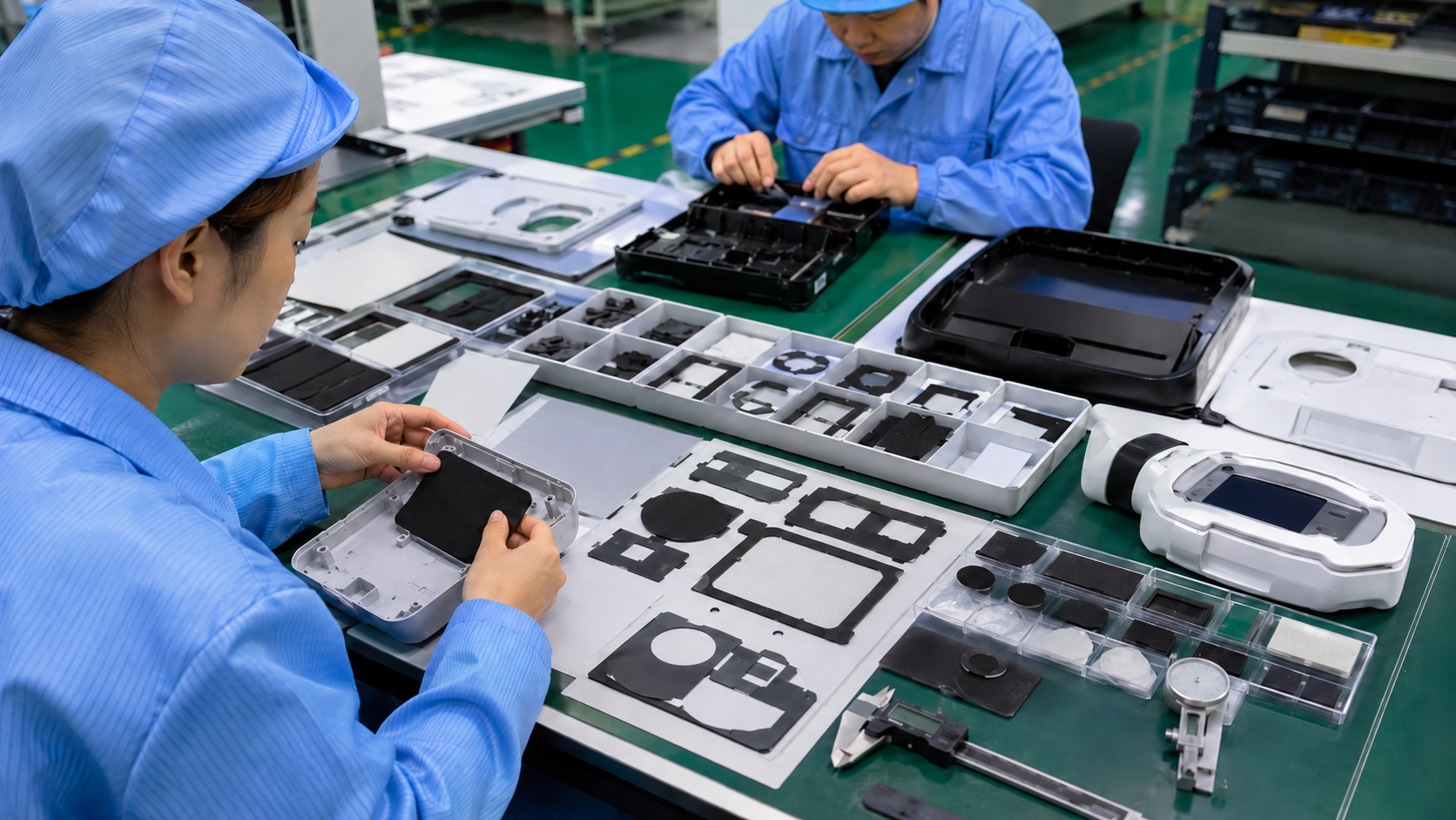 OEM manufacturers using precision die cut components in daily production