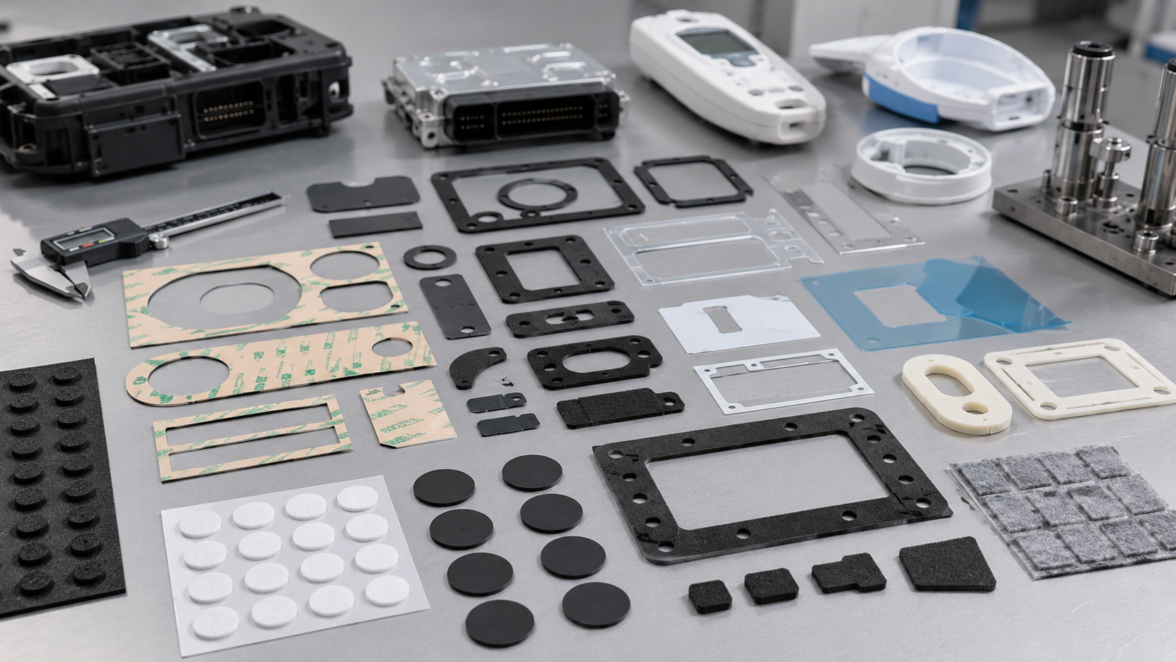 Precision die cut parts for automotive electronics and medical OEMs