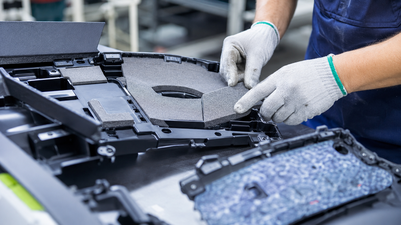 Automotive interior precision components fitting
