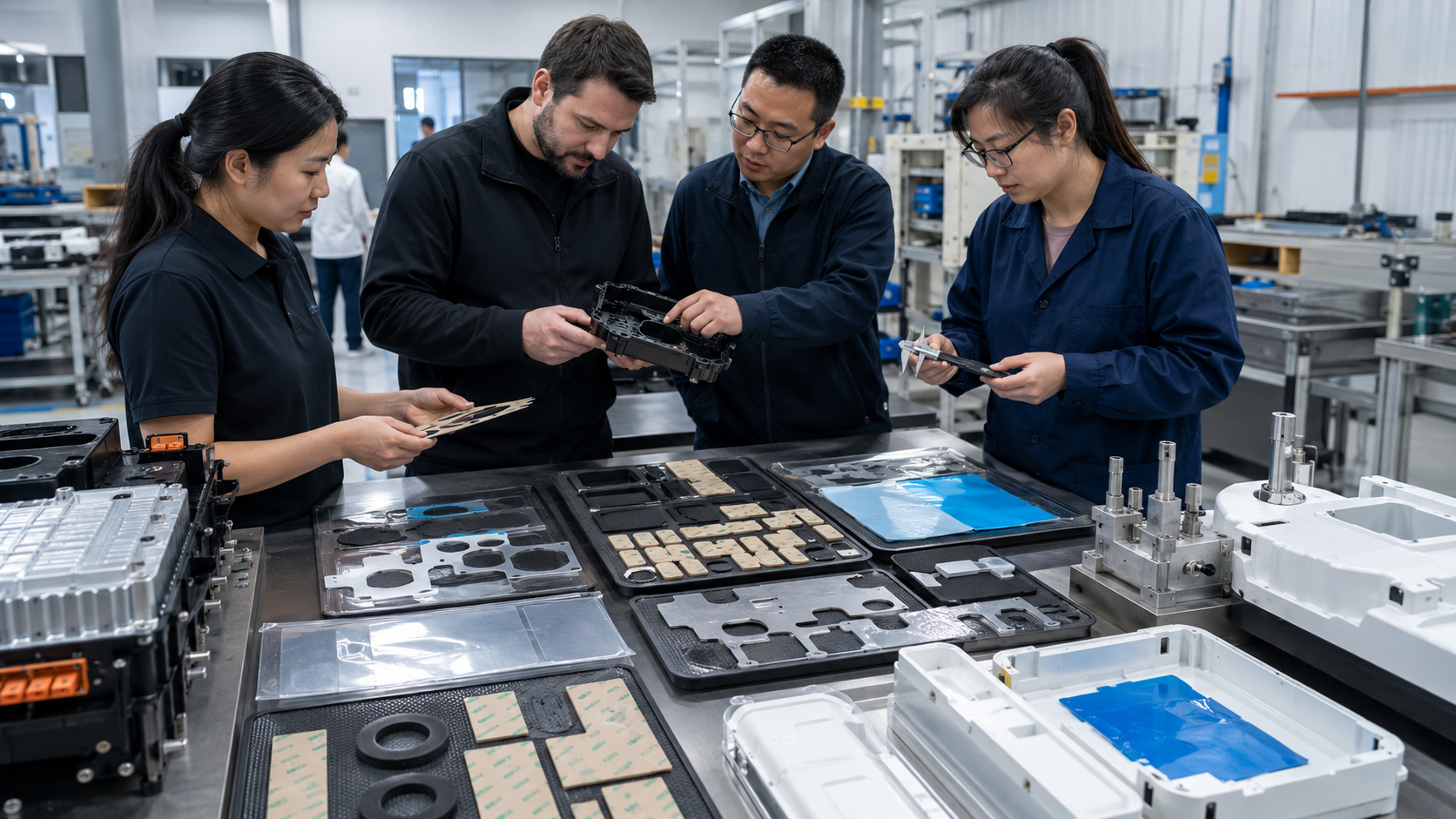 OEM supplier qualification inspection for die cut components