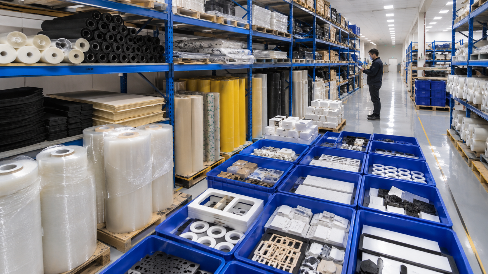Precision material warehouse