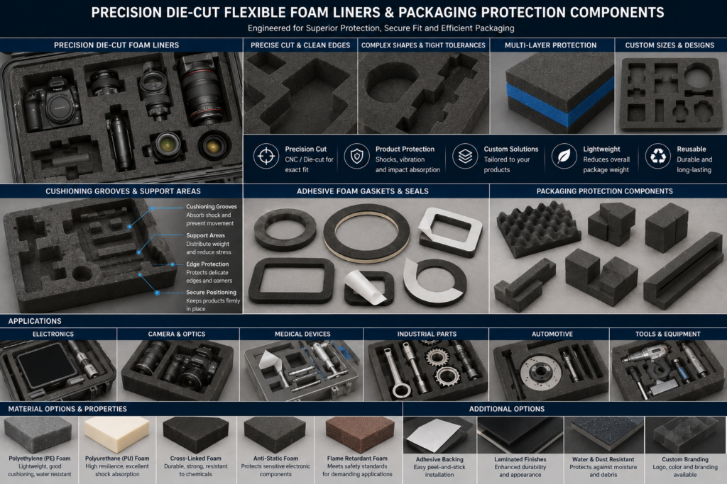 How Die Cut Cushion Pads Protect Sensitive Components During Transport?