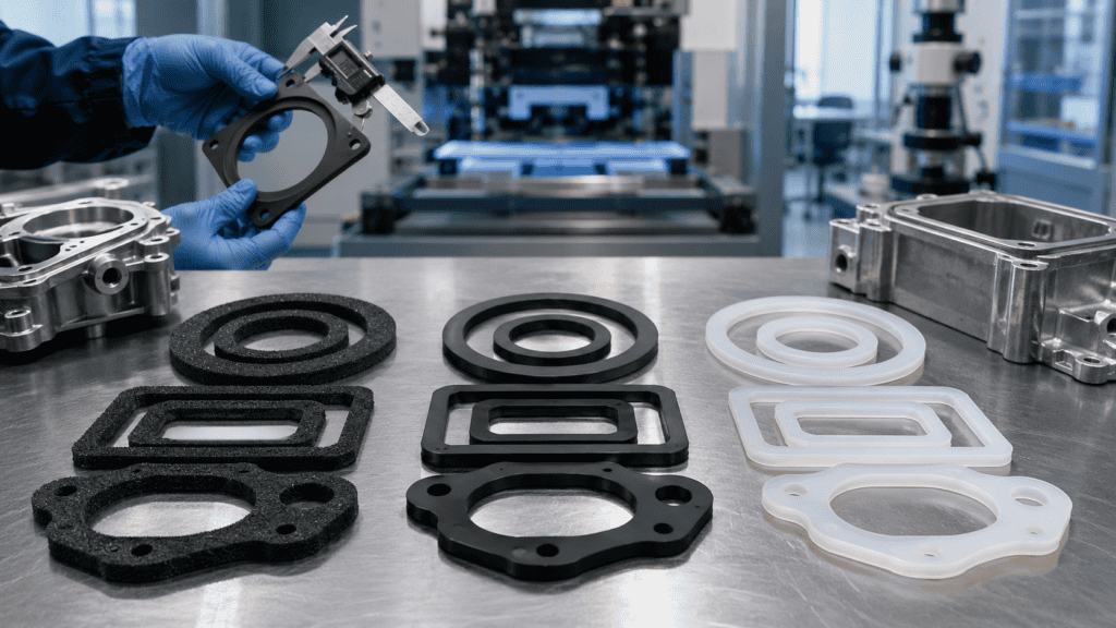 Foam, Rubber or Silicone: Which Is Better for Die Cut Gaskets?