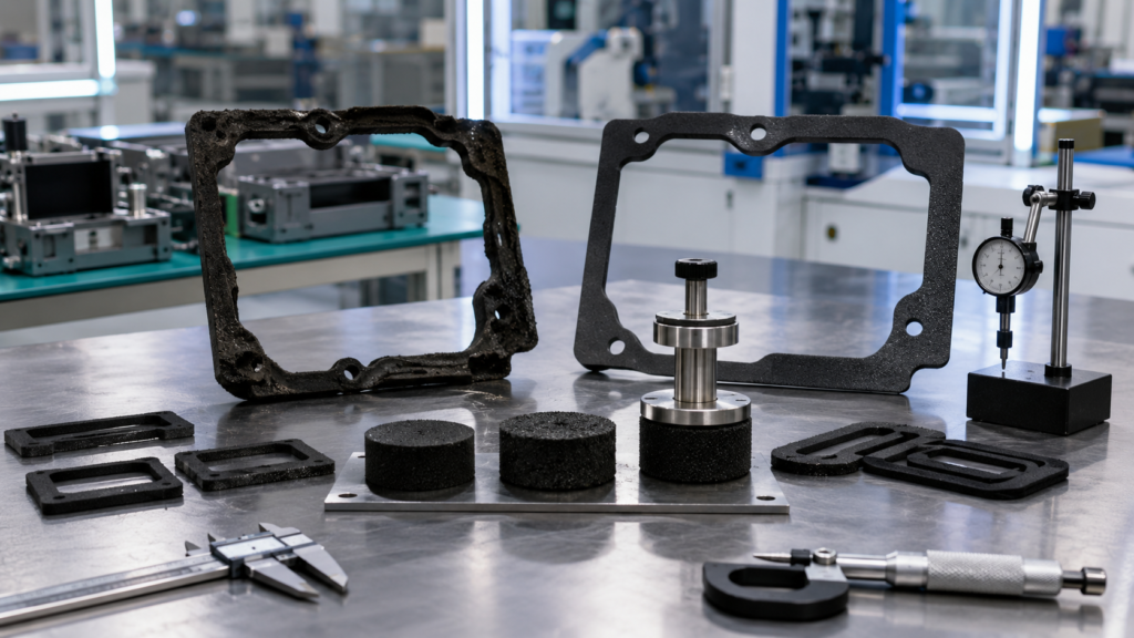 Why do foam gaskets lose sealing performance over time?