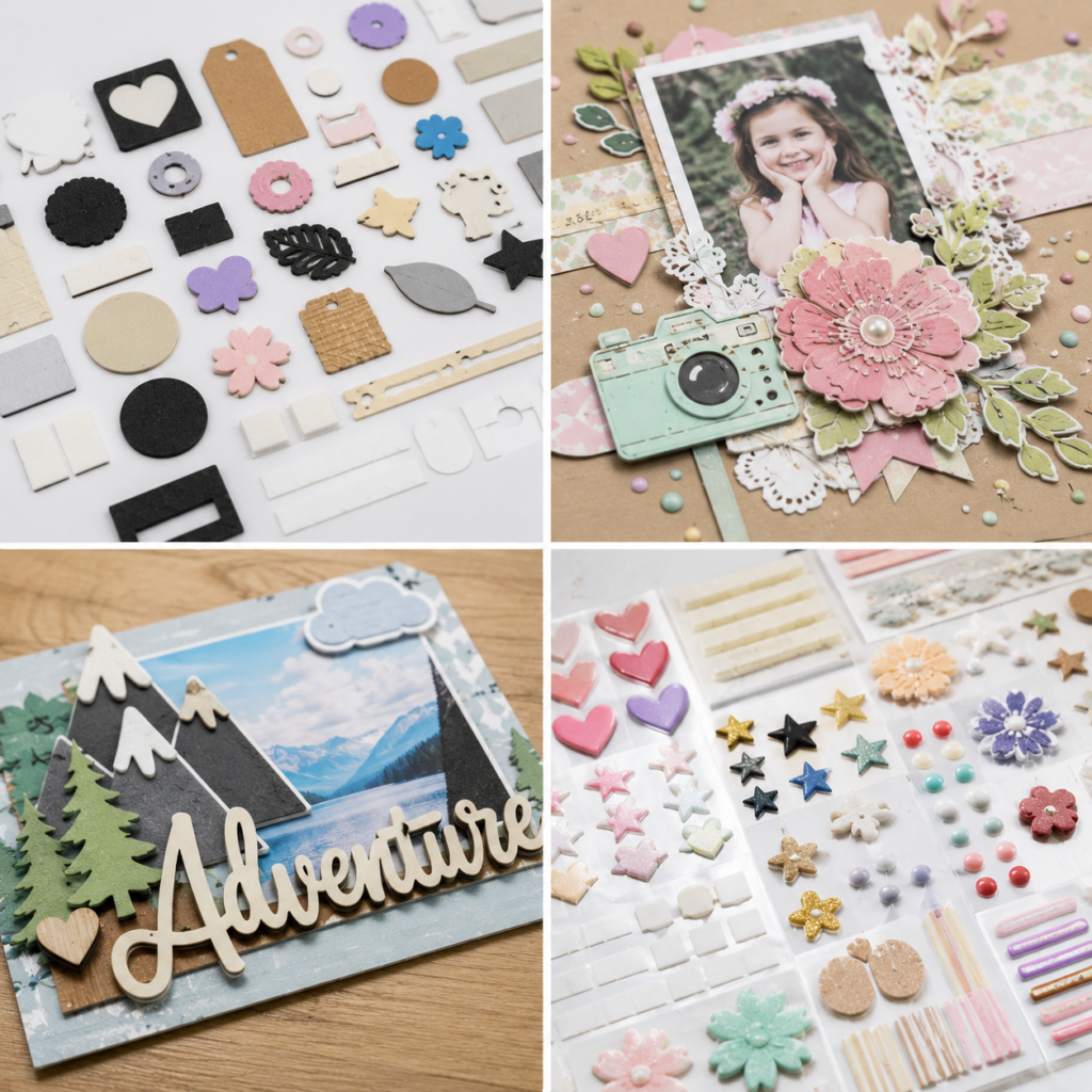 What are die cuts inscrapbooking?