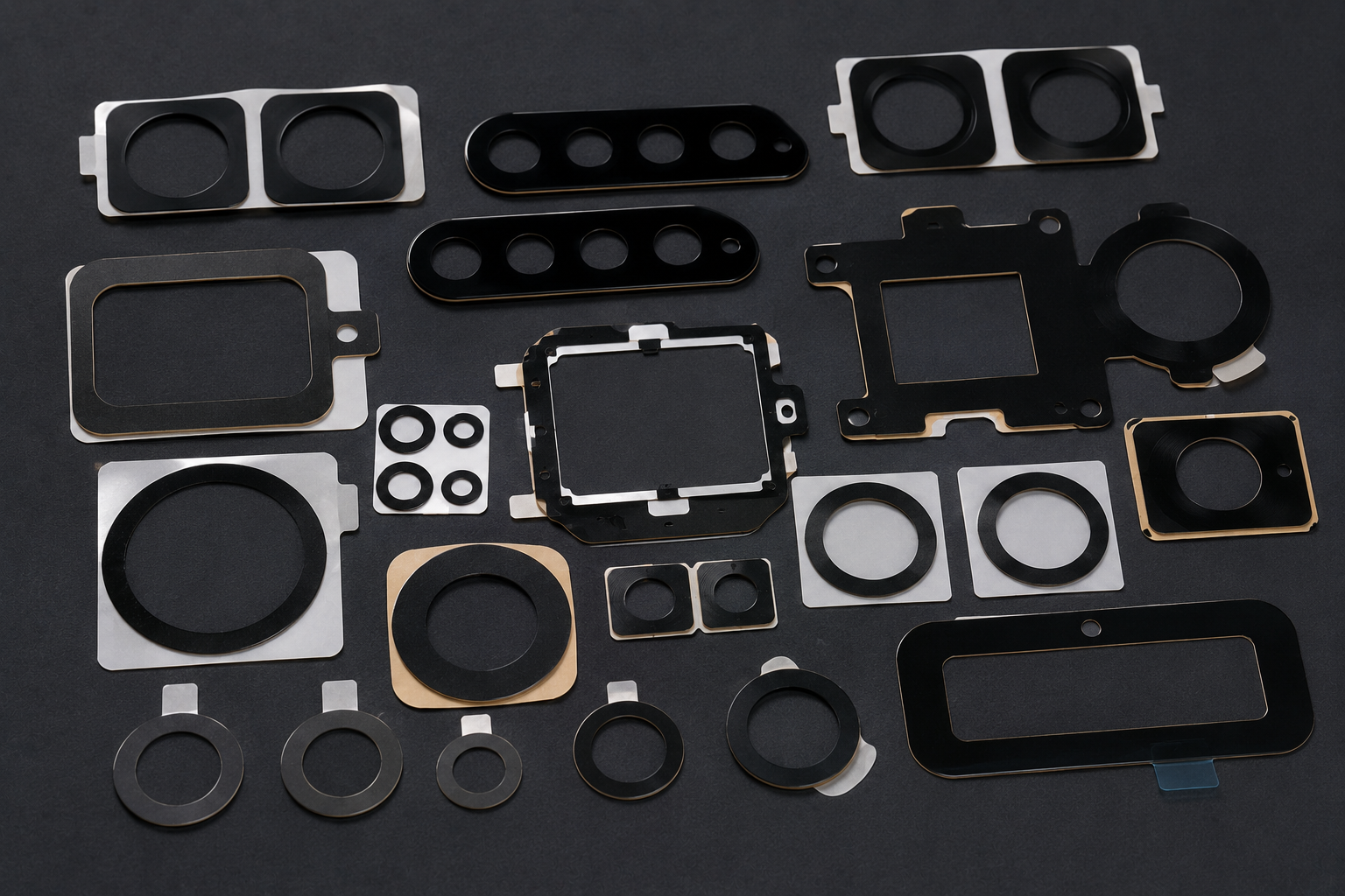 Custom Lens Masking Tape Components