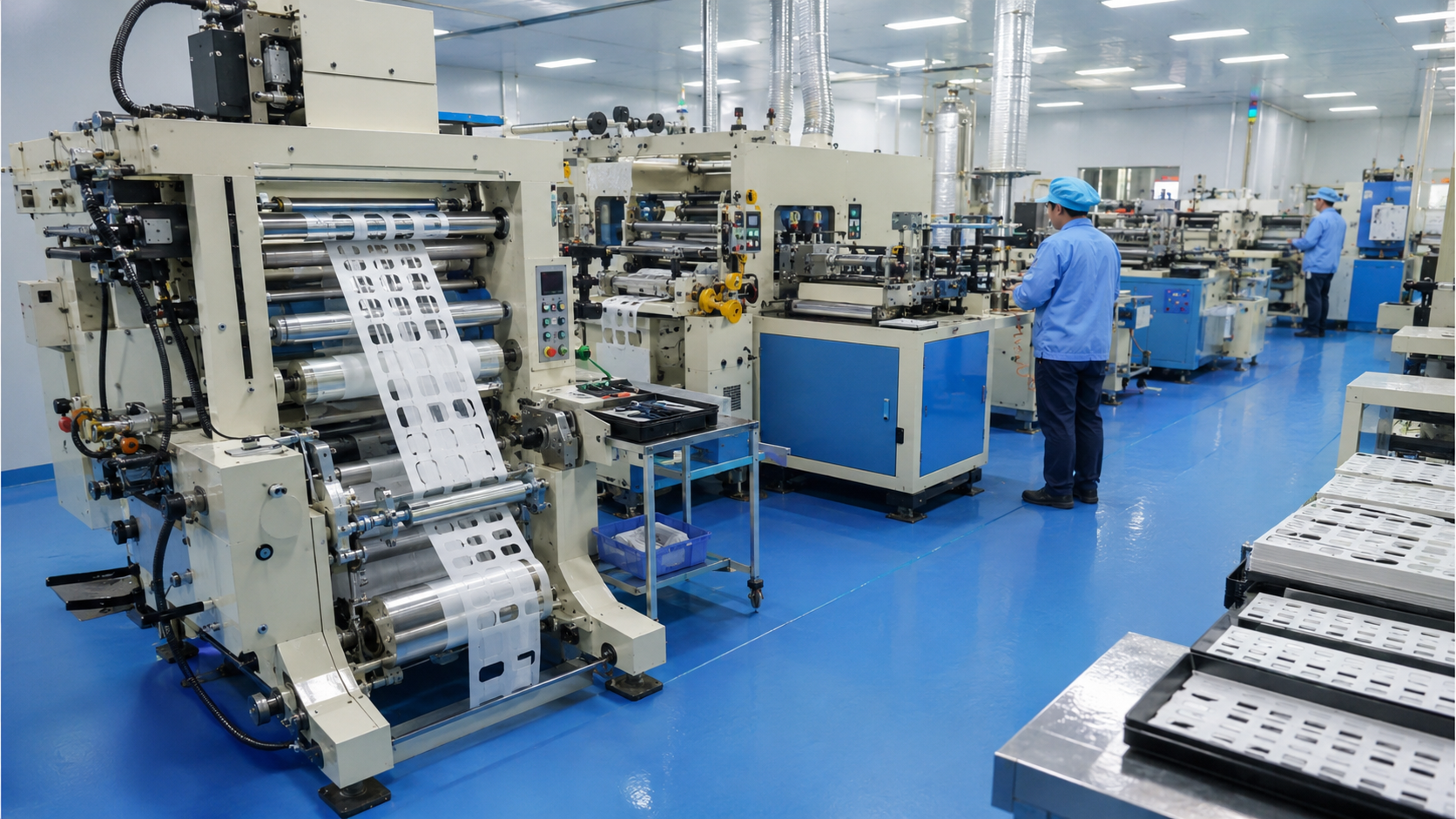 Multi-Layer Roll-to-Roll Die Cutting