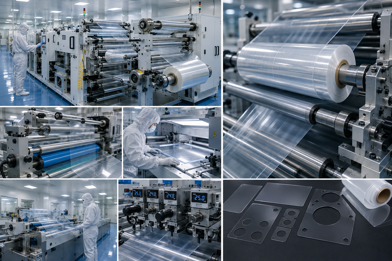 Cleanroom Optical Film Converting