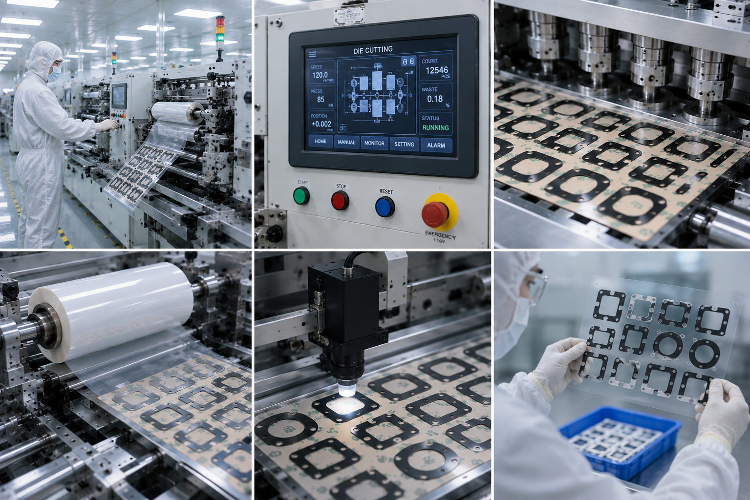 Precision Die Cutting Production