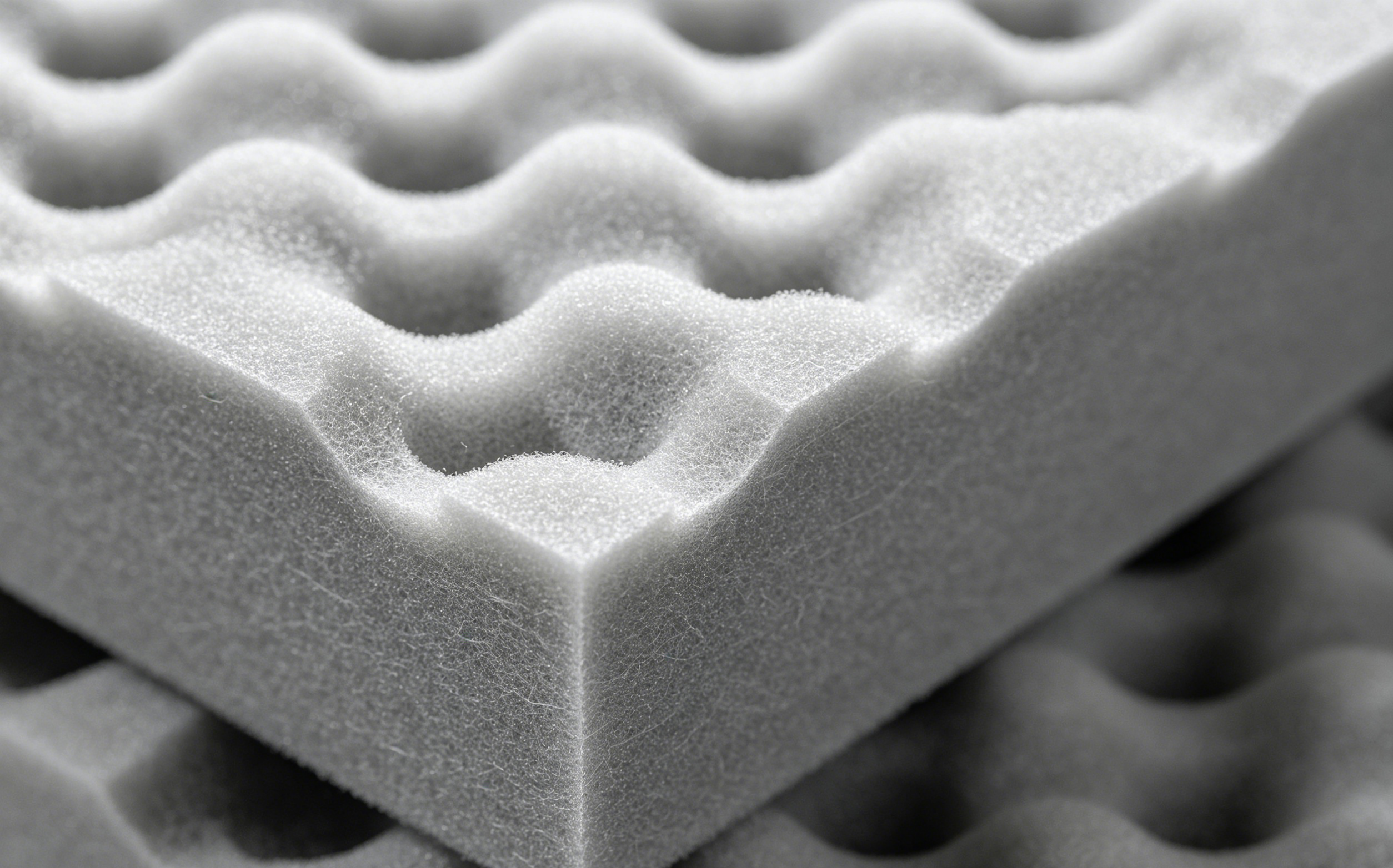 foam material structure close up automotive NVH layer