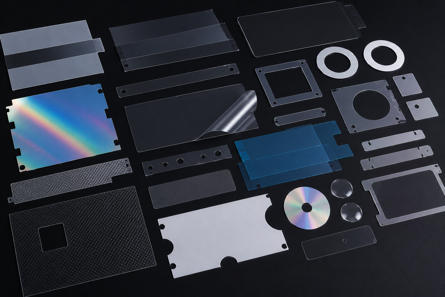 Optical PET Film Die Cutting Applications
