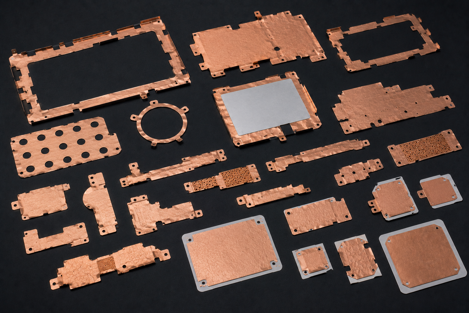 Precision Die Cut Copper Shielding Parts