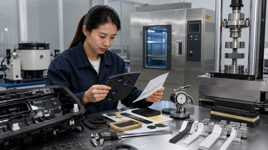 How Testing Capability Helps Reduce Risk in Automotive Die Cut Materi