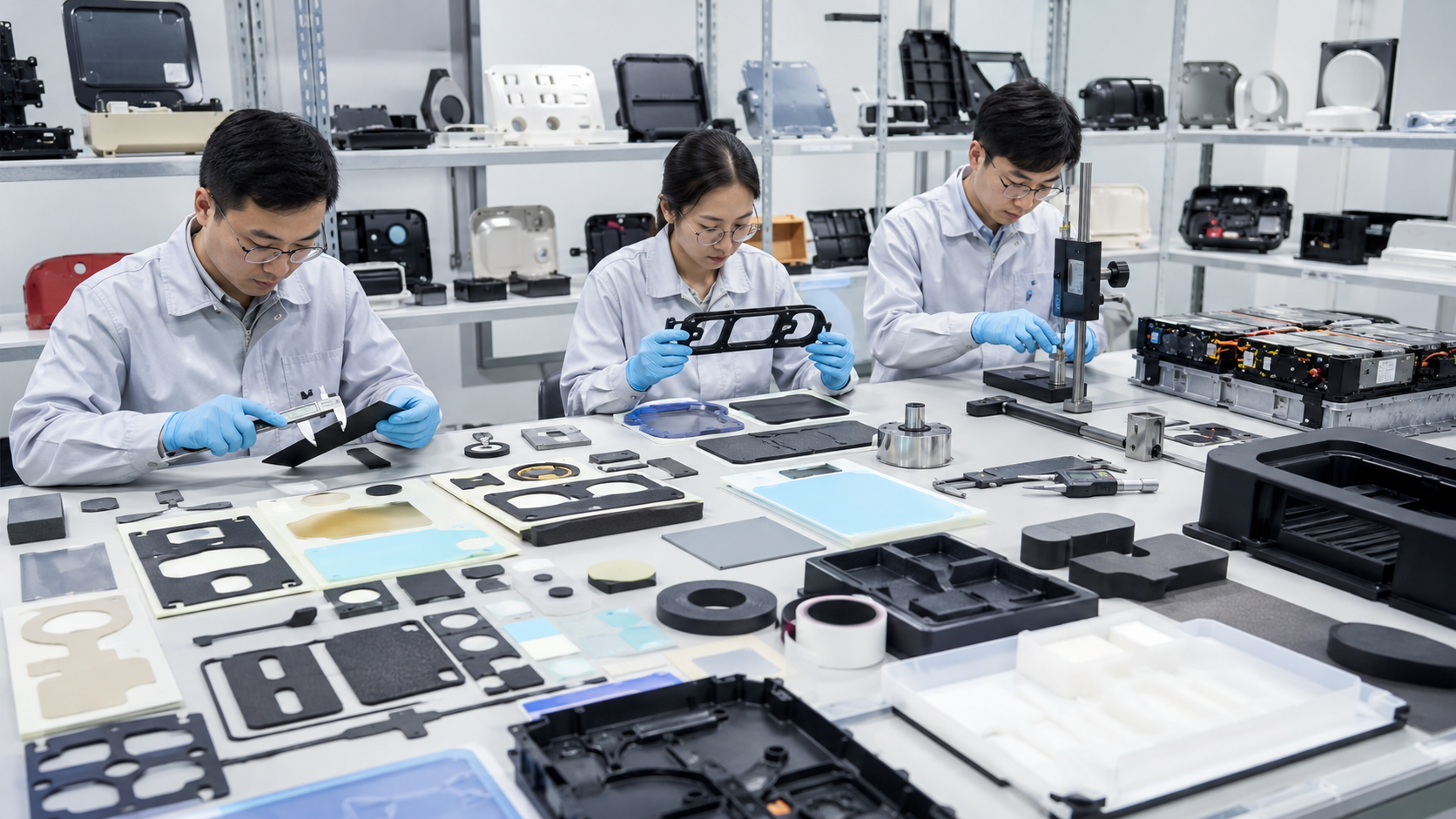 OEM inspection of die cut parts to reduce total assembly cost