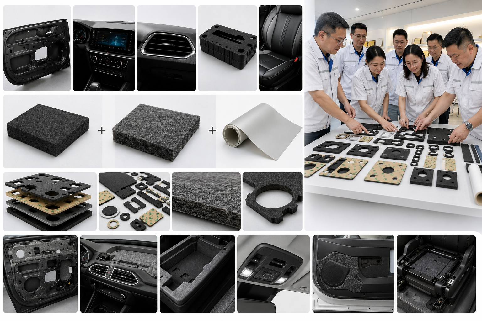 Automotive NVH Felt and Foam Structures