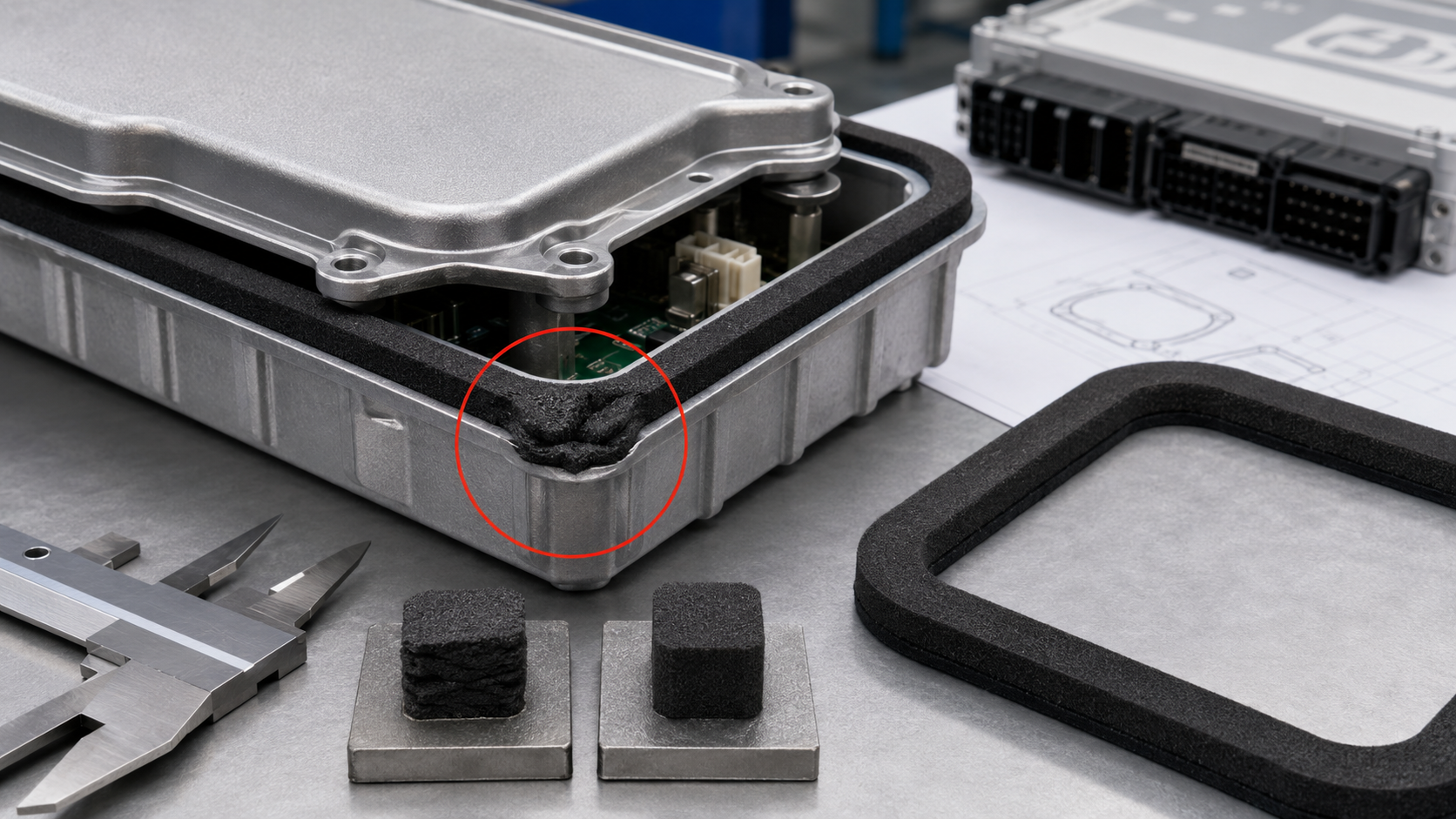 Foam Gasket Corner Reliability