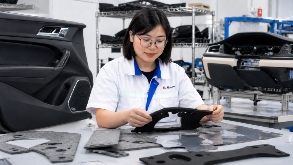 How Die Cut Foam, Felt and Film Parts Support Automotive Interior Modules?