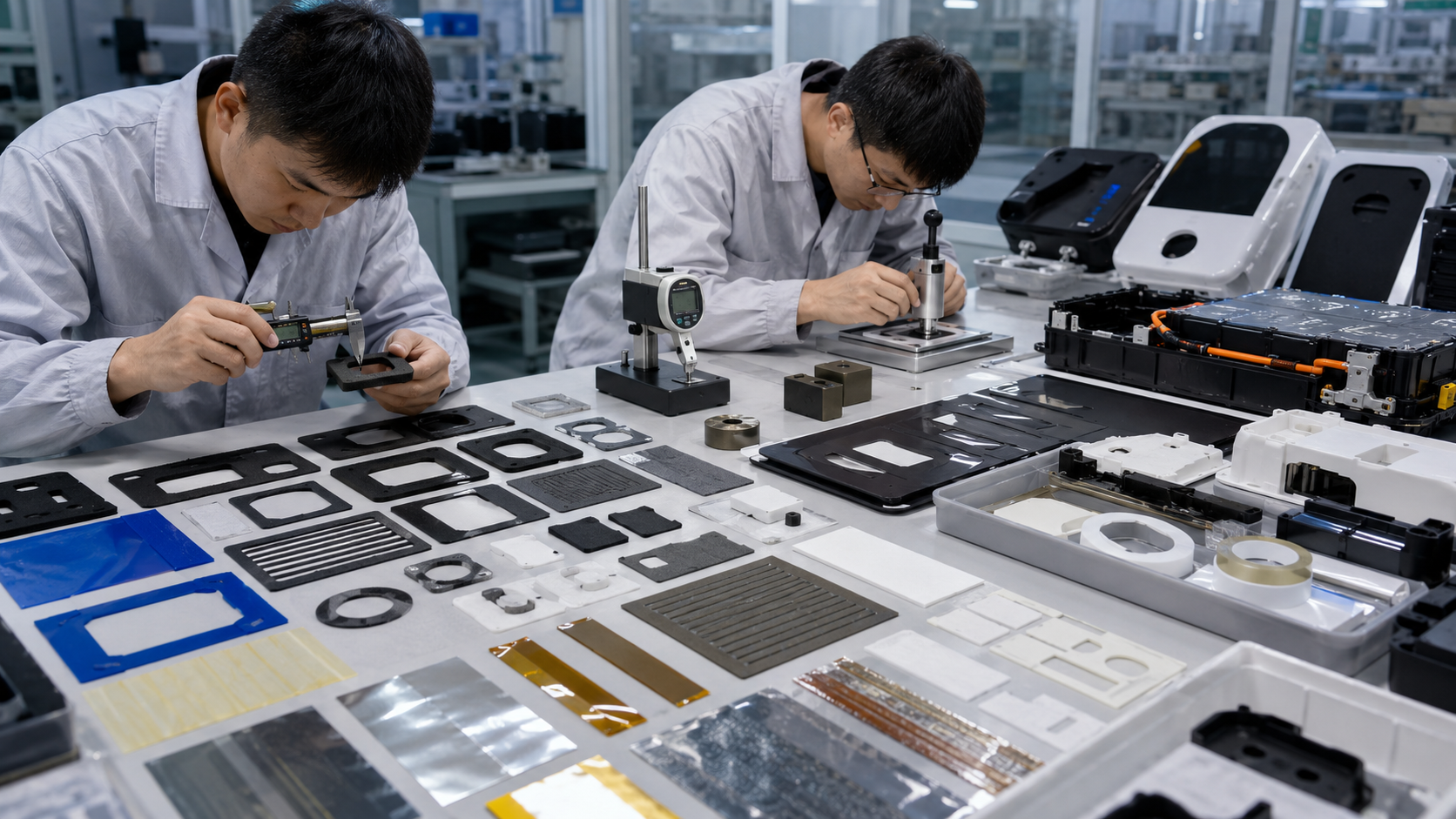 OEM inspection of die cut tolerance before mass production