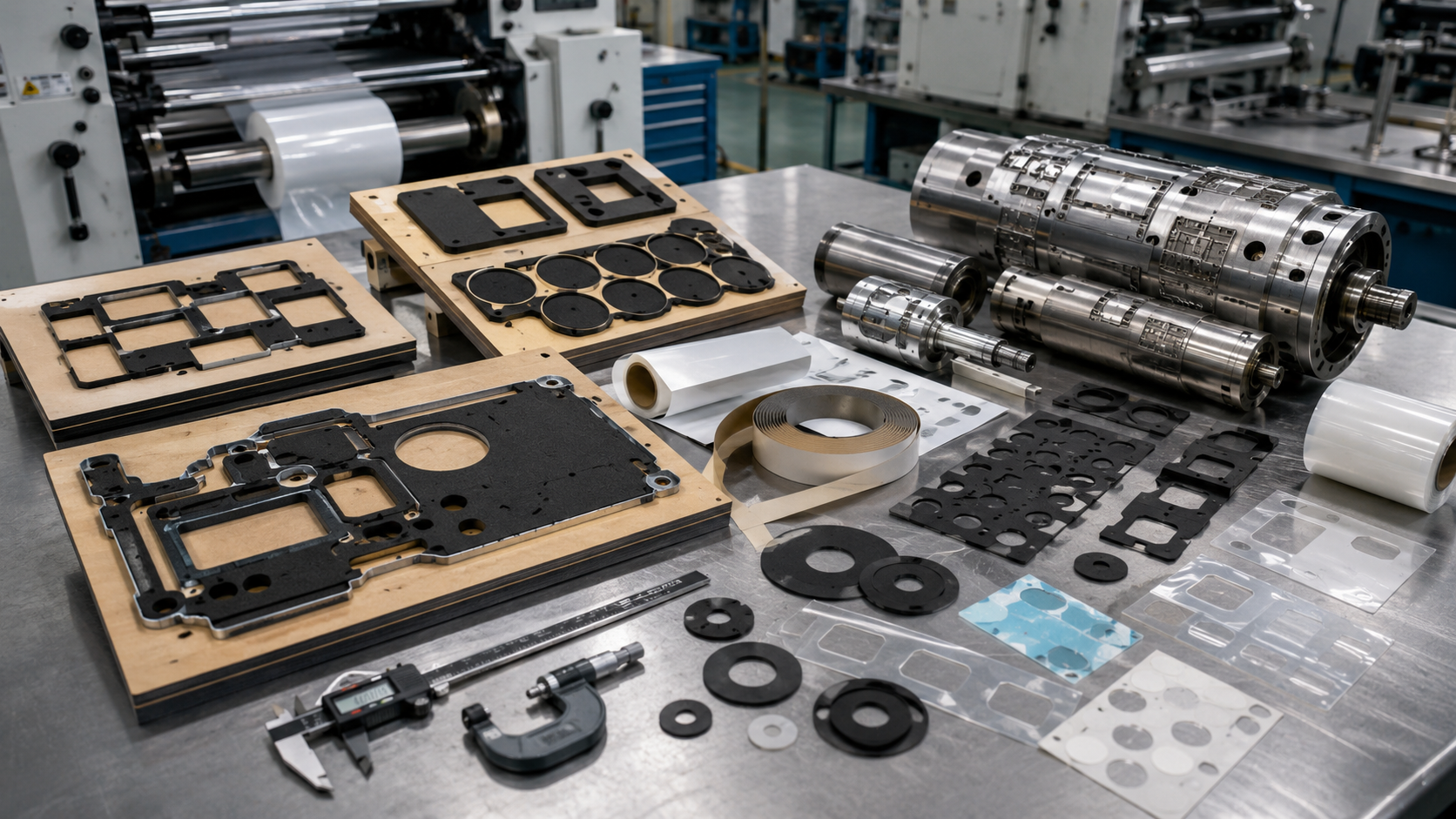 Steel rule die and rotary die tools for foam tape film and rubber die cutting