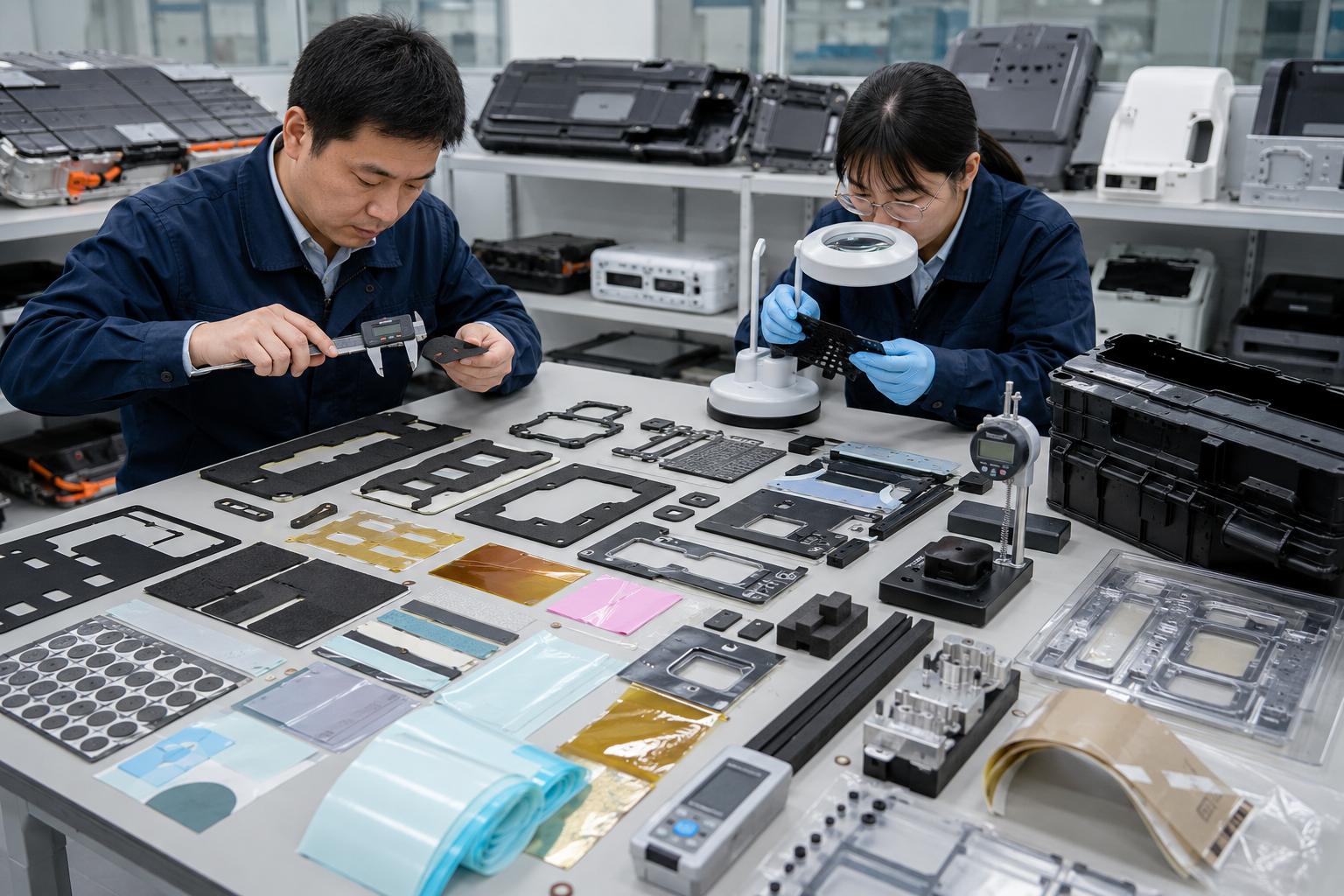 OEM design review of custom die cut parts to reduce waste and total cost