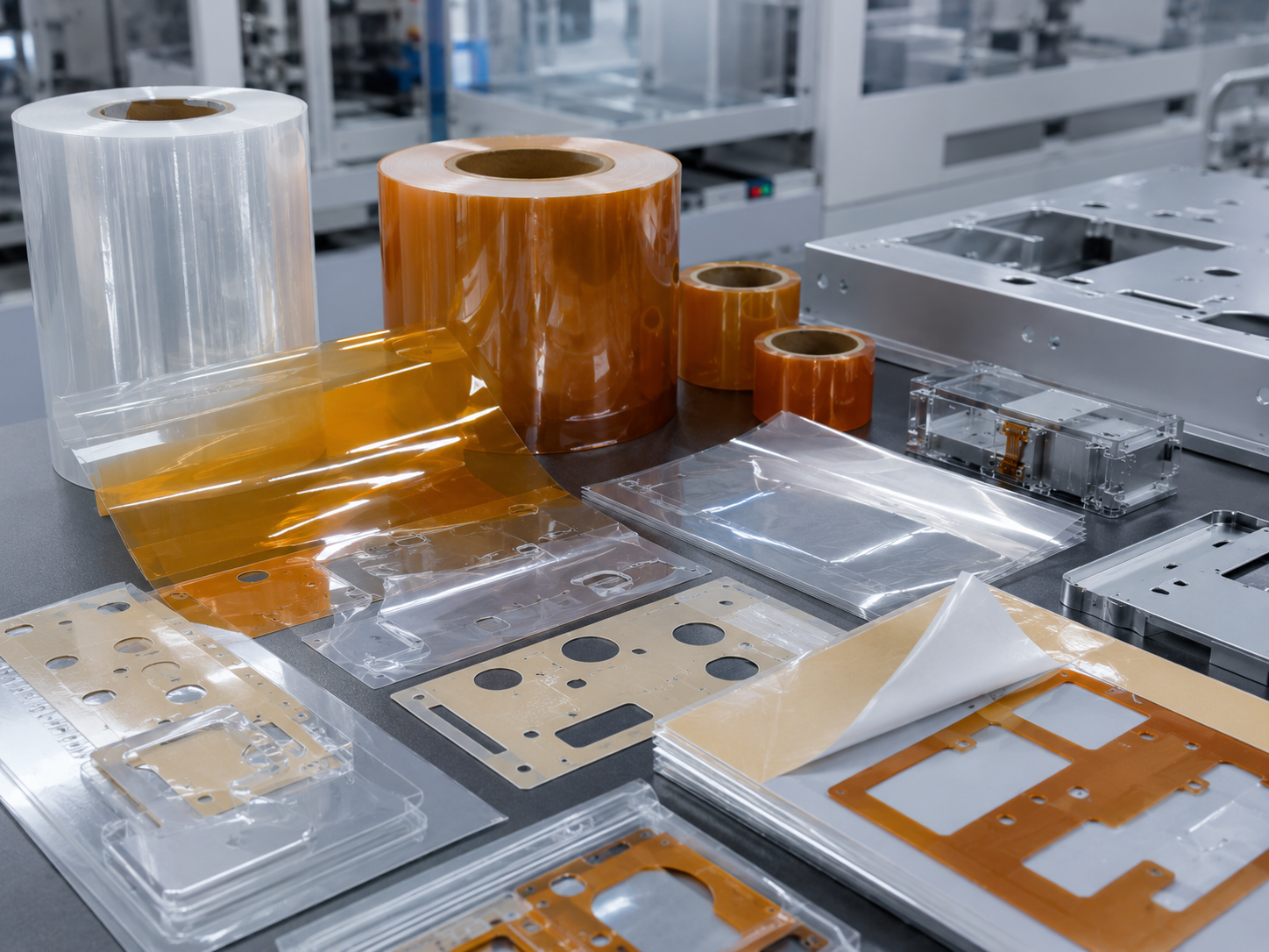 PET and PI insulation films for semiconductor equipment protection