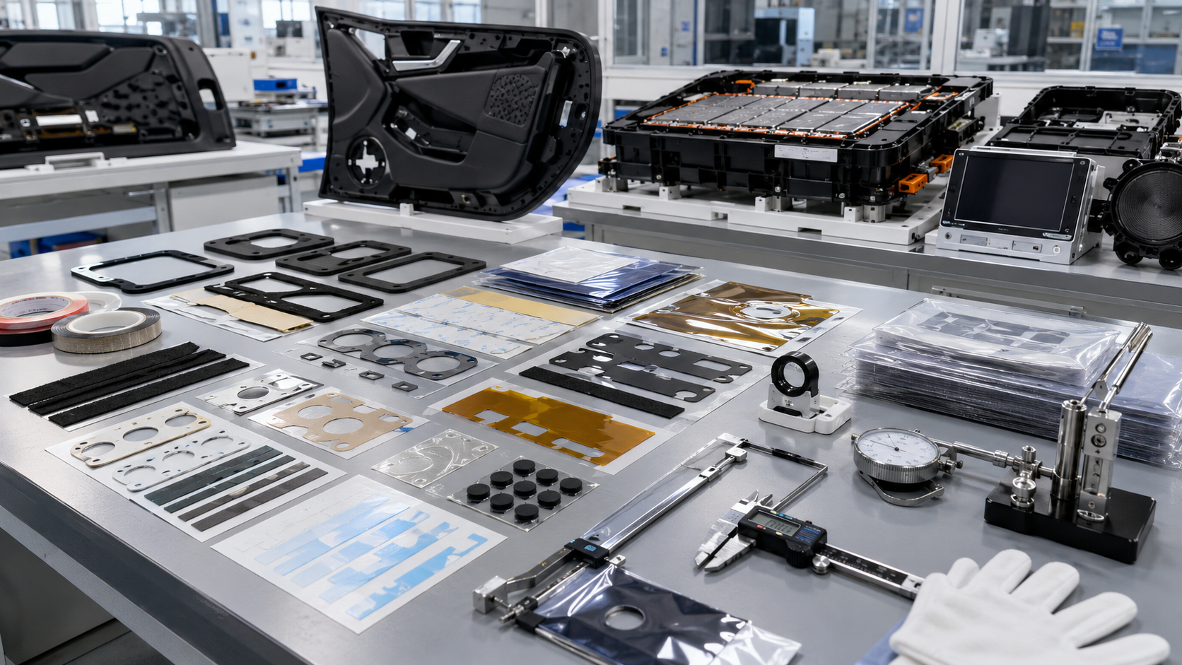 Reliable Chinese automotive die cut parts for OEM quality inspection