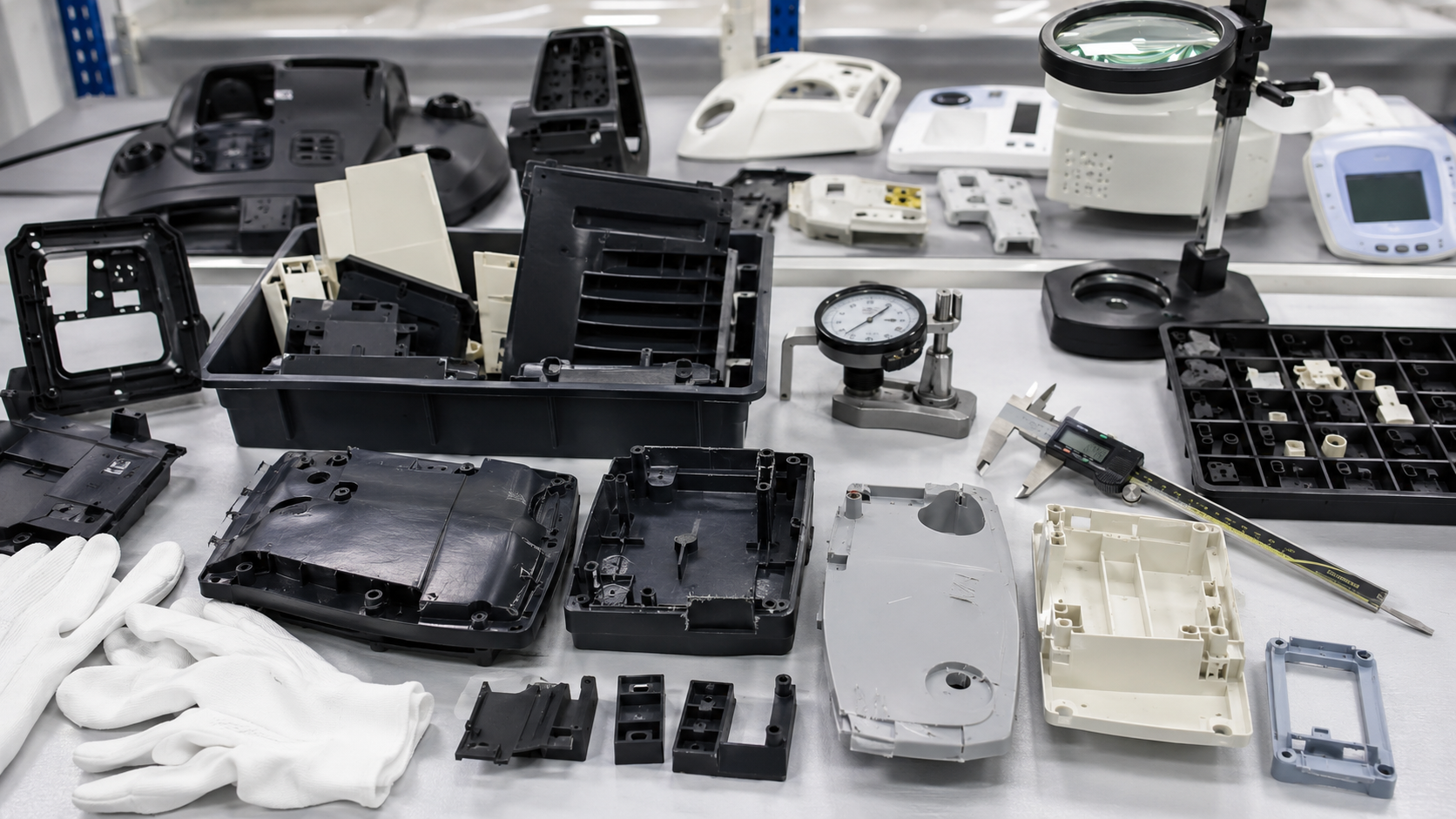 Injection molded plastic parts failing quality inspection on an OEM workbench