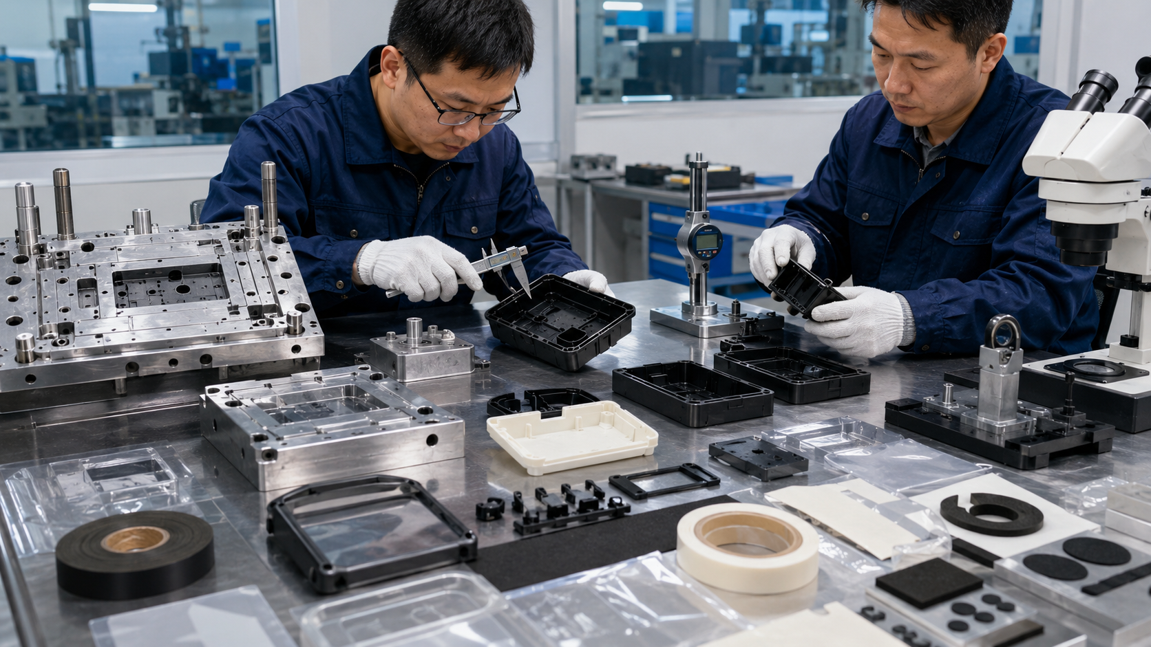 Injection mold tooling and prototype review for custom OEM plastic parts