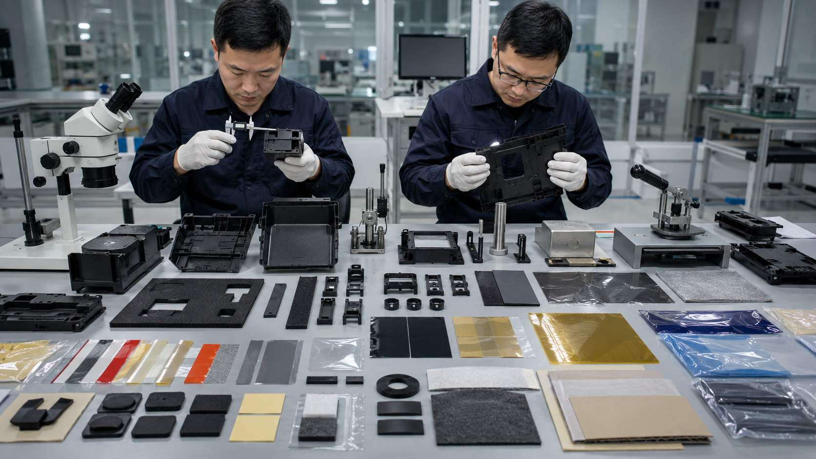 Quality inspection of injection molded custom plastic parts before mass production