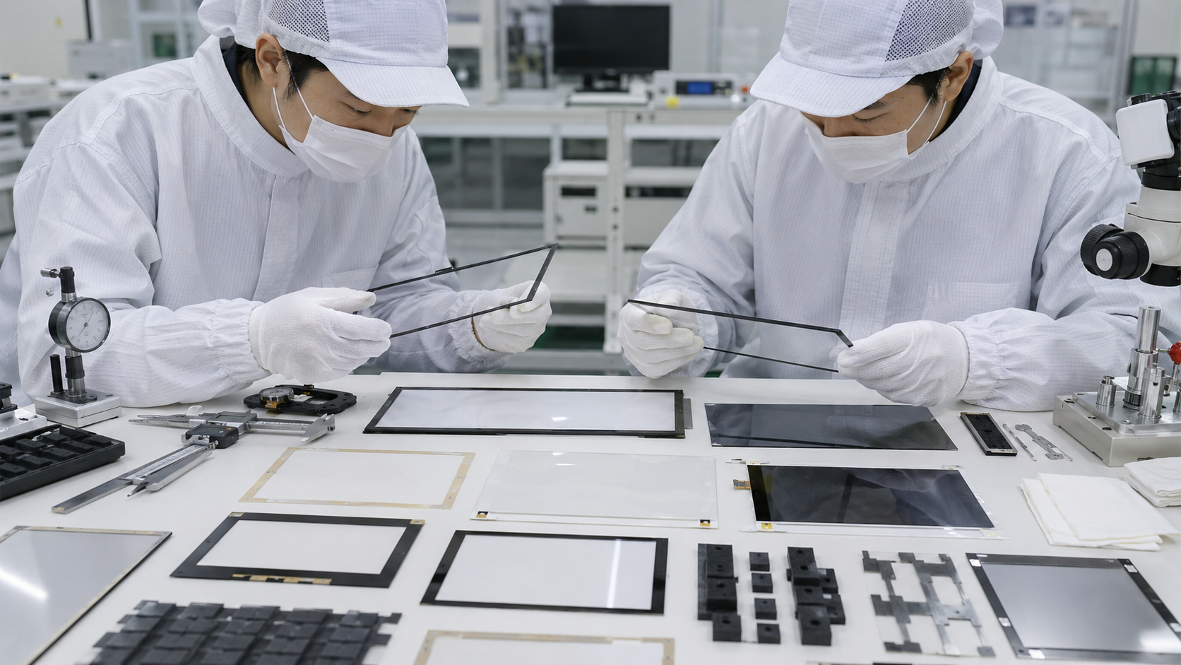 OEM engineering review of die cut optical film frames for display modules