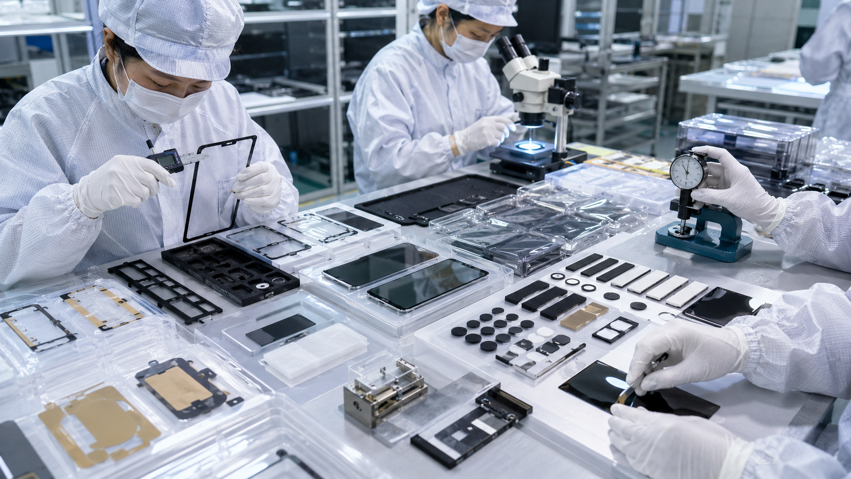 Quality inspection of die cut optical films for display modules