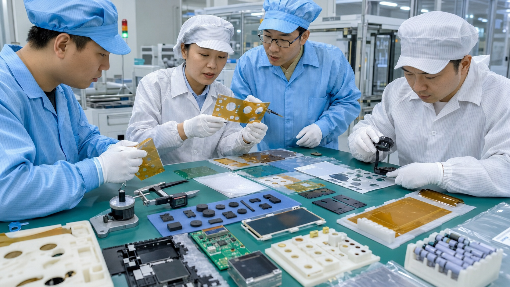 OEM engineering review of PET and PI die cut insulation films