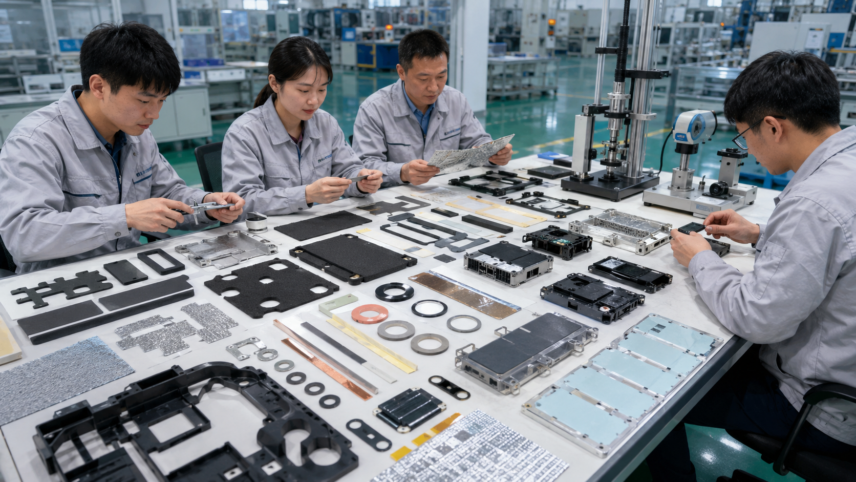 OEM engineering review of automotive die cut foam film tape and insulation parts