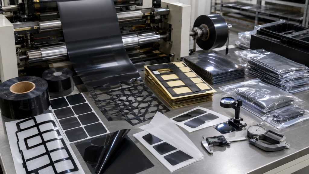 Black PET Light-Blocking Film for Displays, Sensors, and Electronic Assemblies
